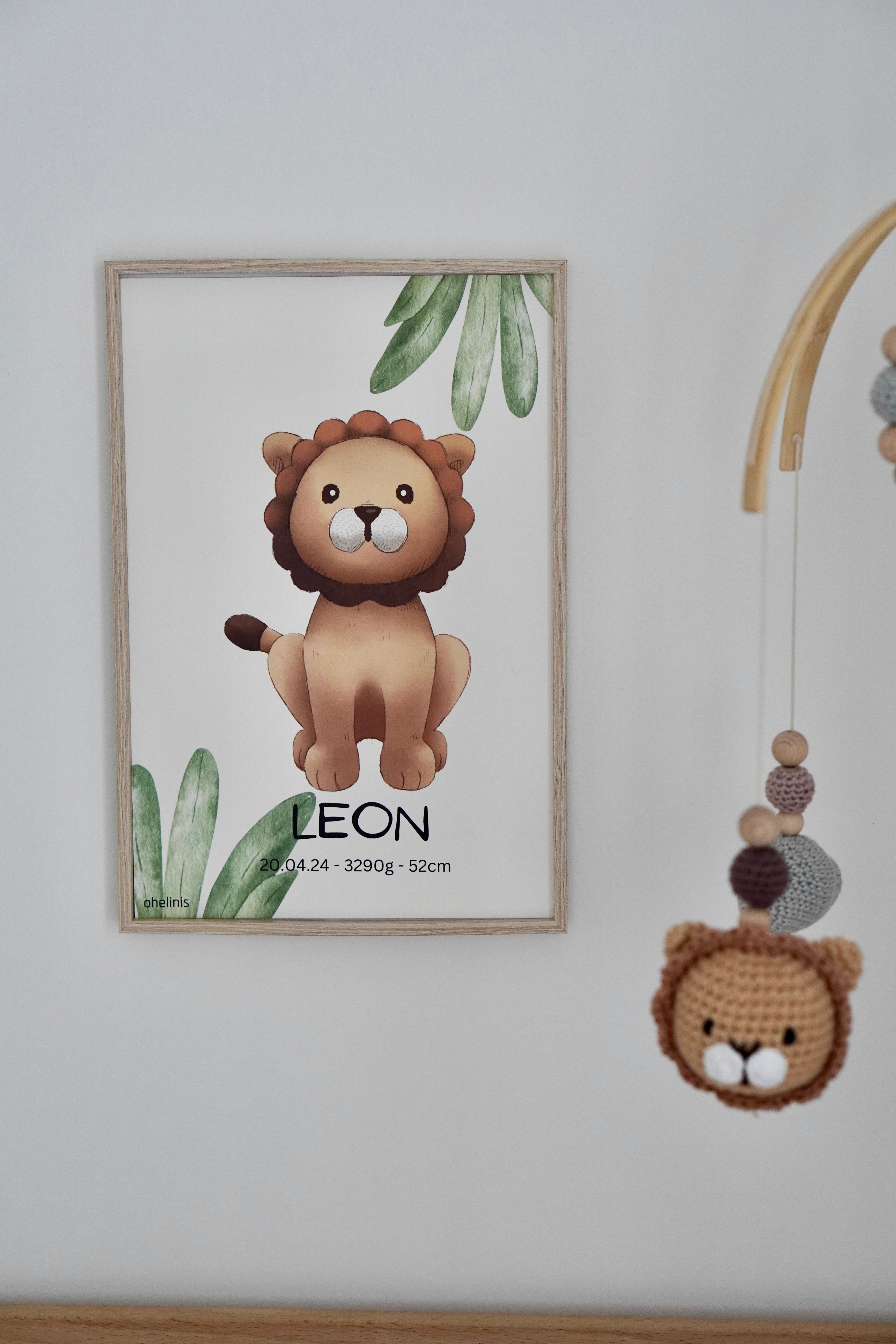 Poster "LION FOREST"