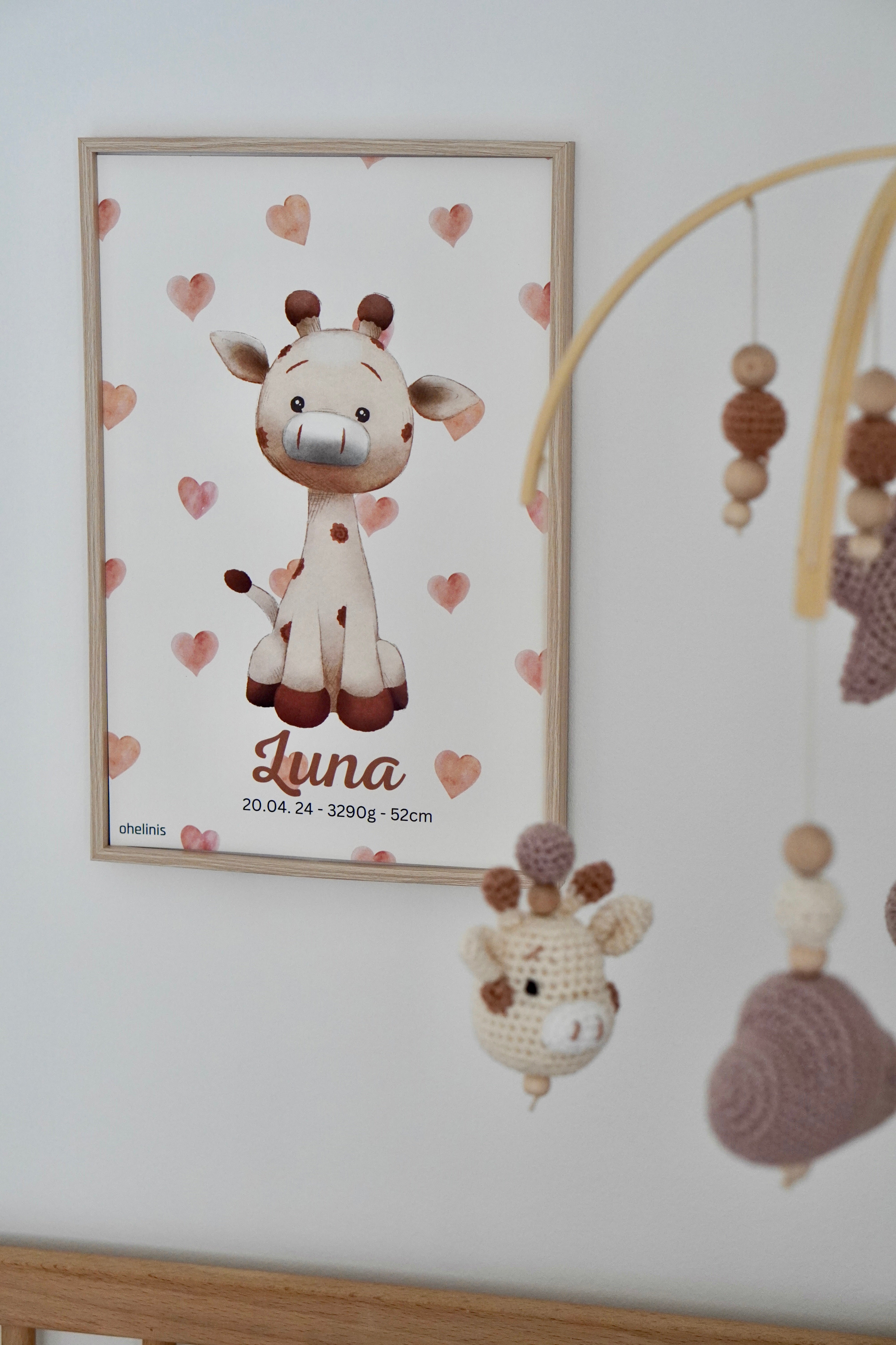 Poster "GIRAFFI ELEGANT"