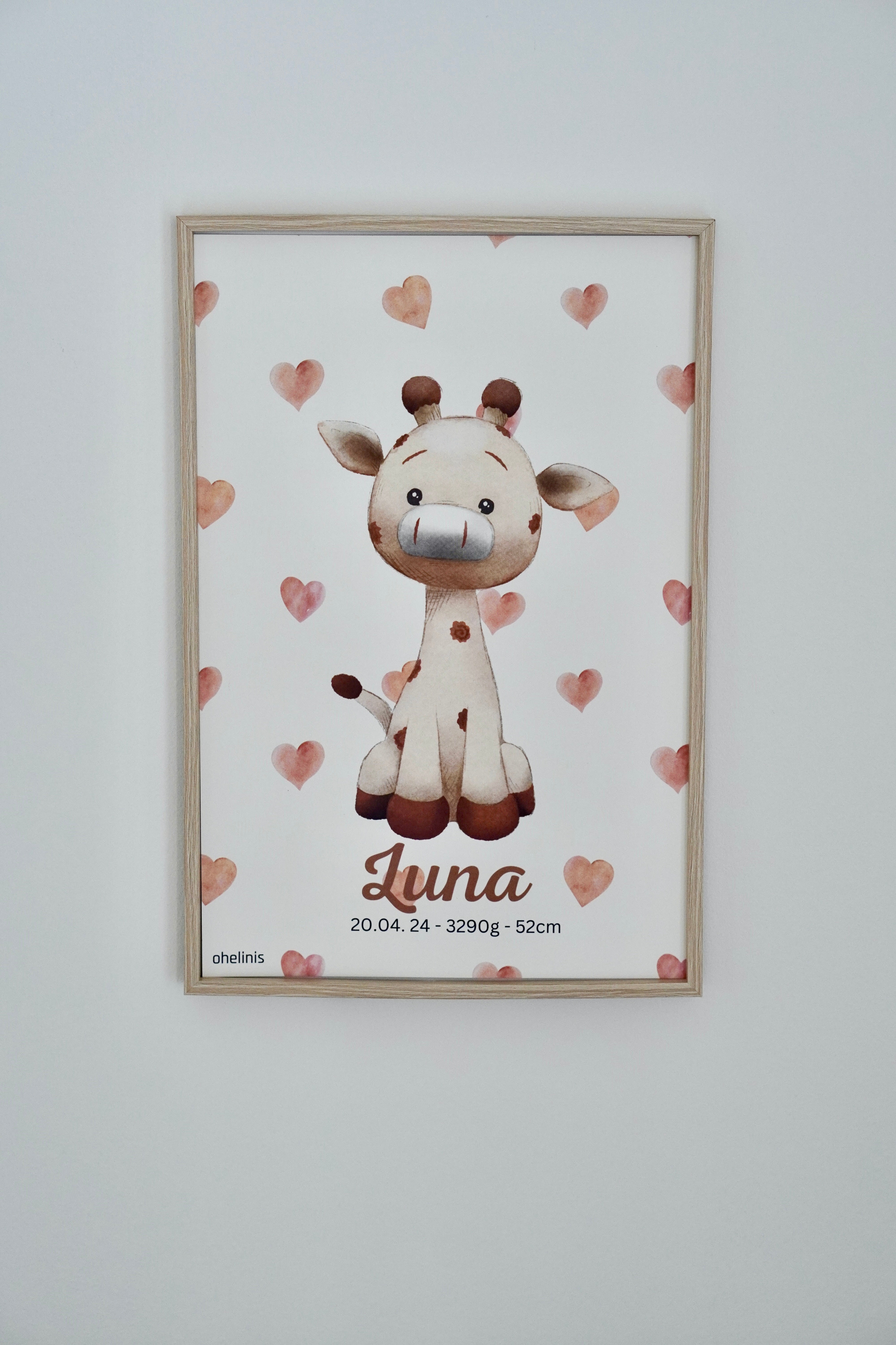 Poster "GIRAFFI ELEGANT"