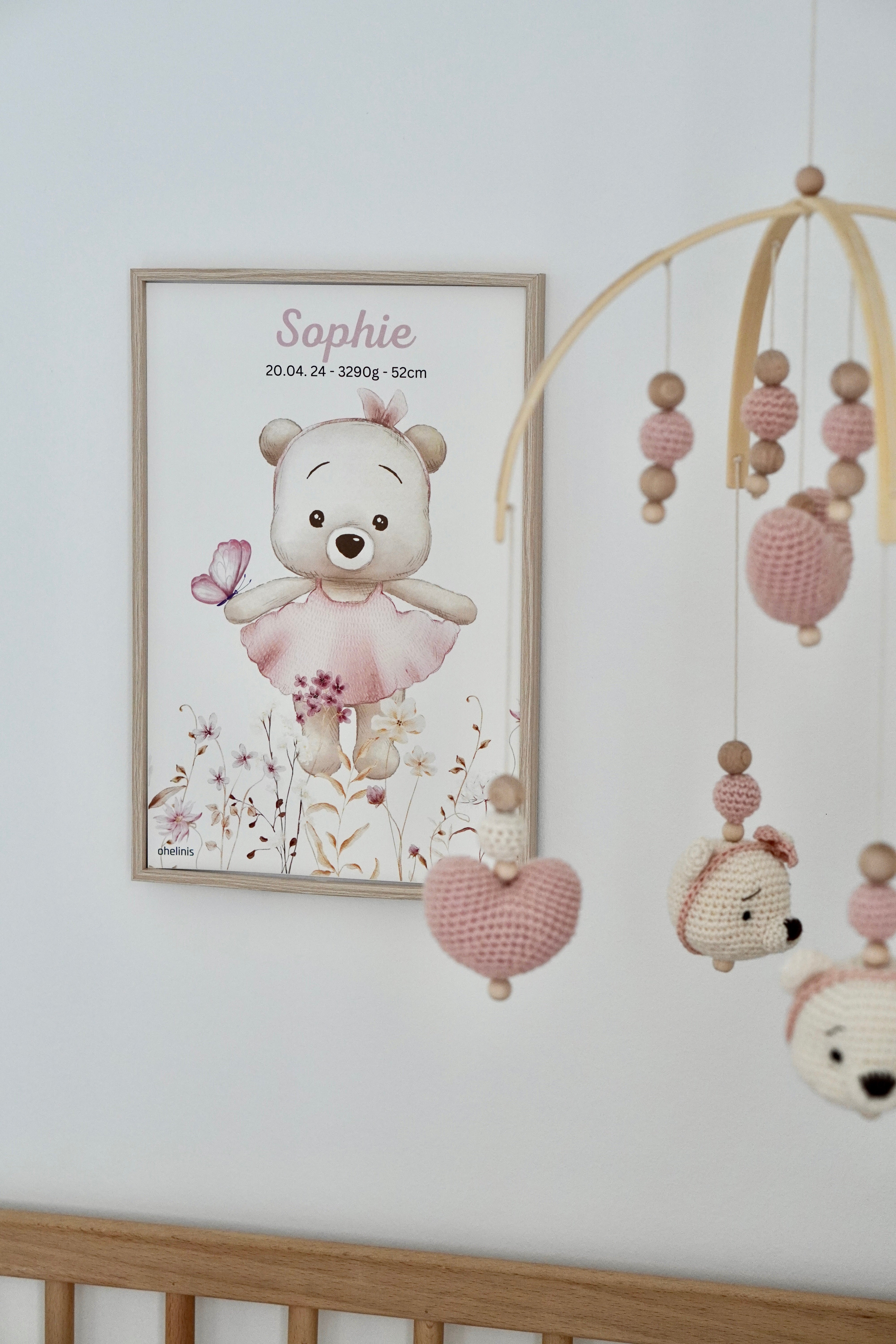 Poster "COTTON CANDY BUTTERFLY"