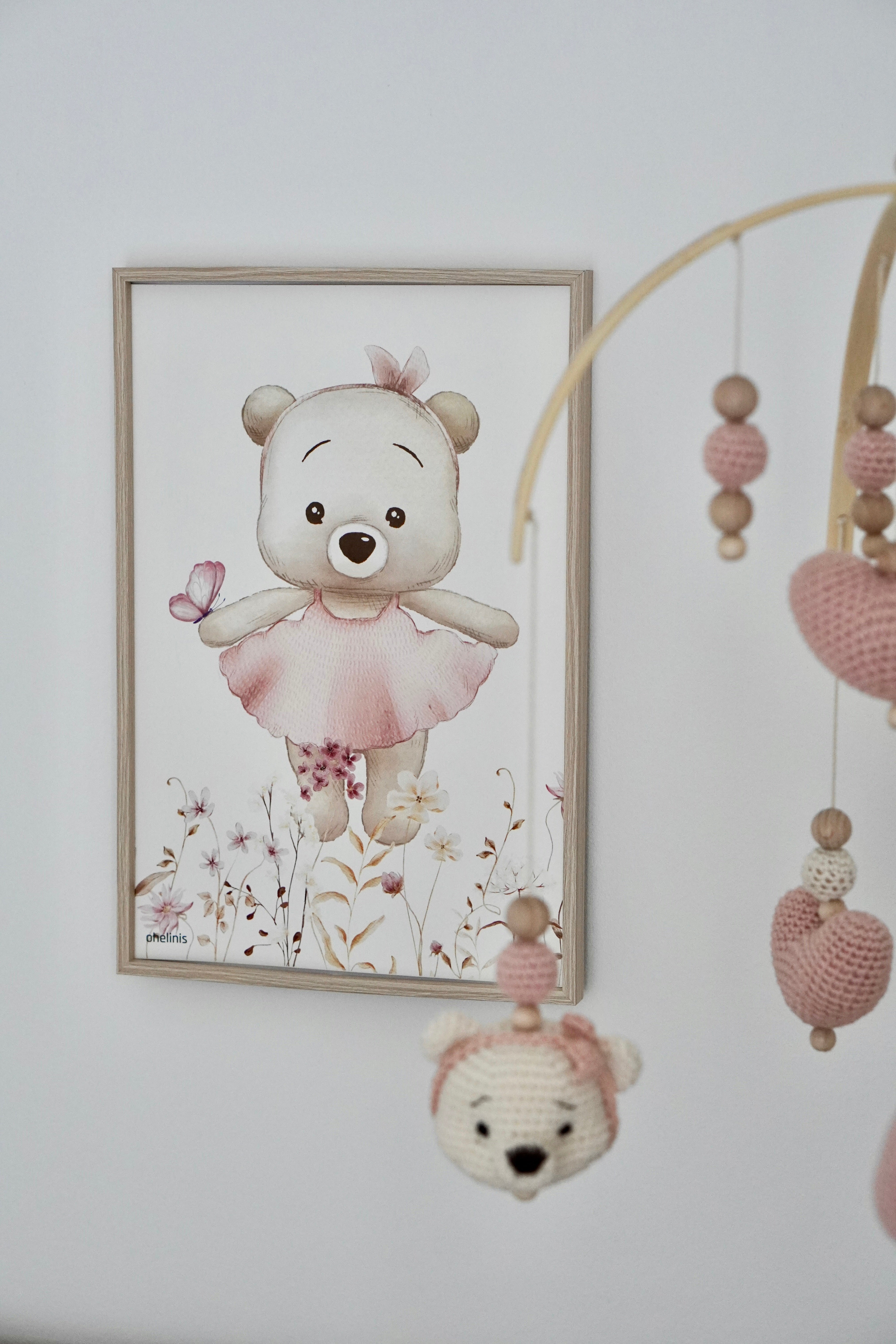 Poster "COTTON CANDY BUTTERFLY"