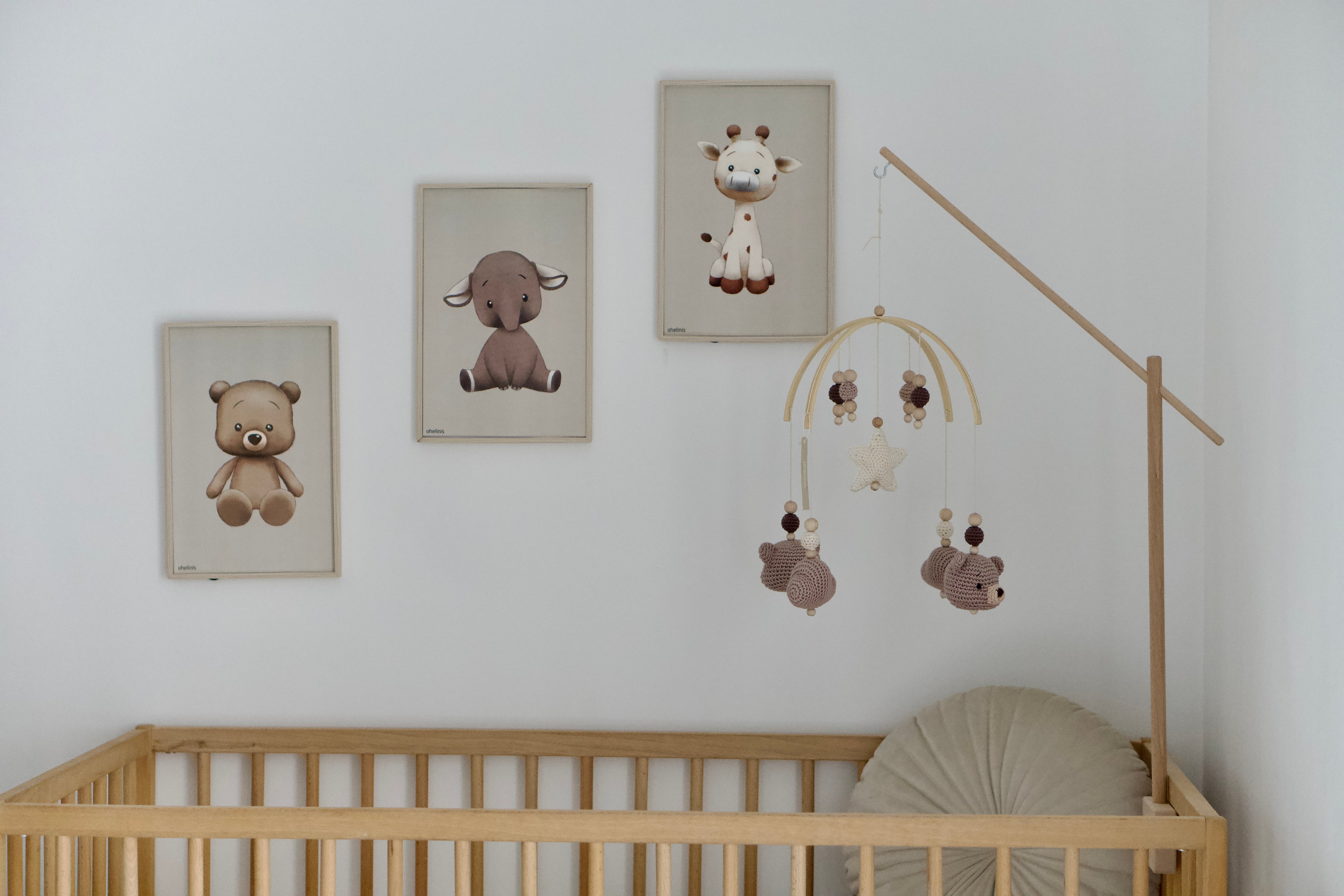 3er Set Poster "TED/ELFI/GIRAFFI"