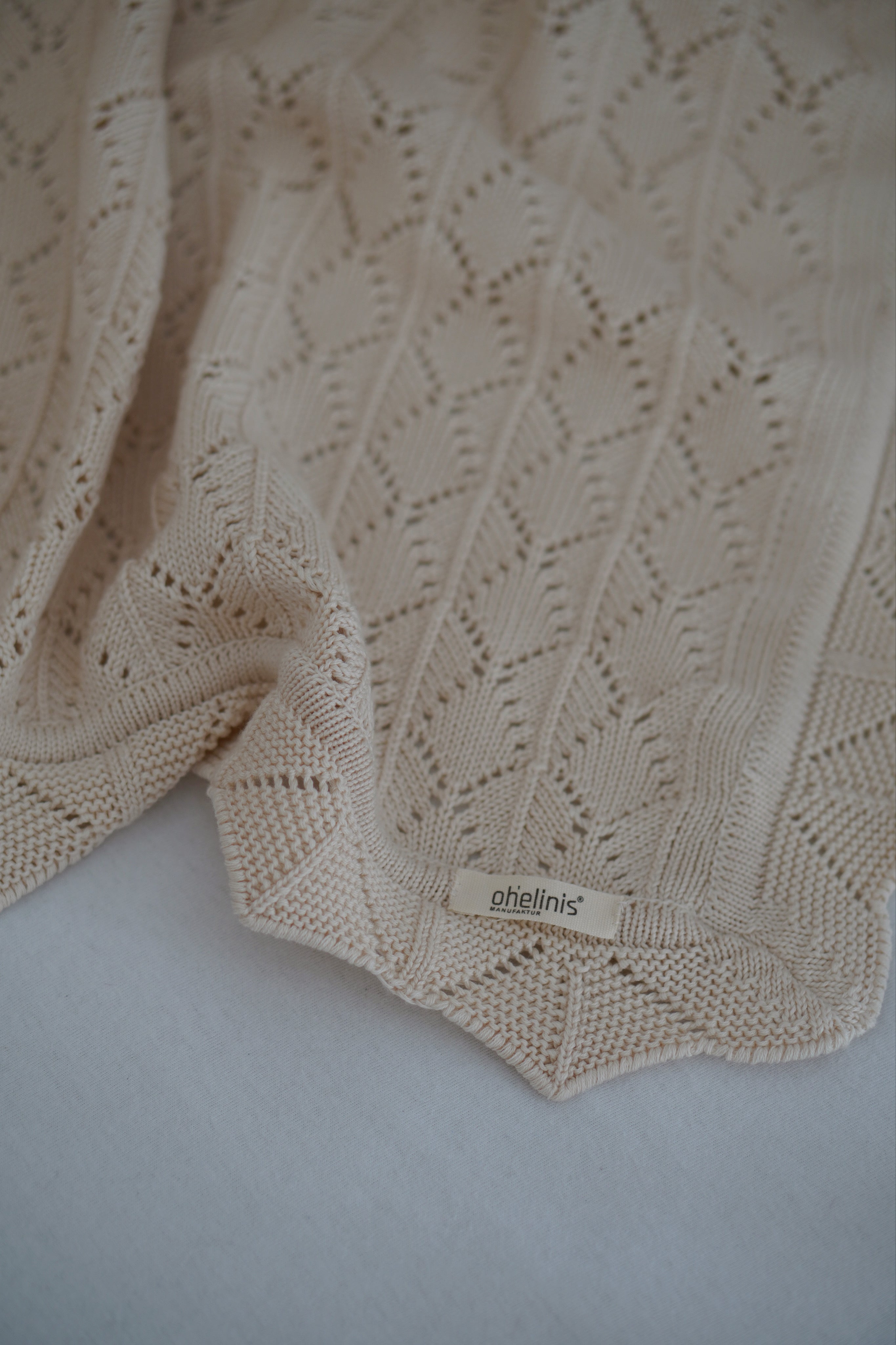Baby blanket "Diamond Weave" made of 100% cotton