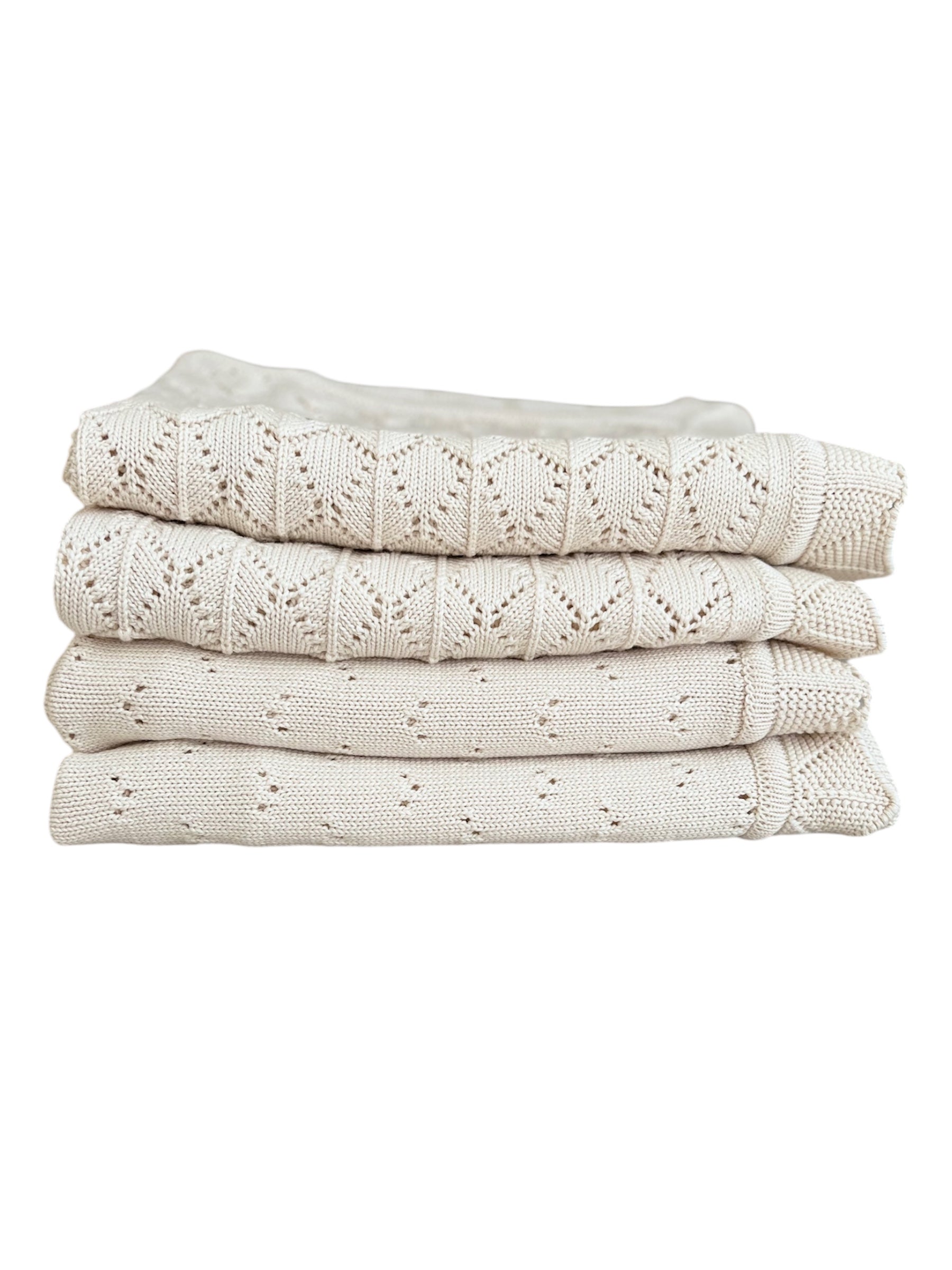 Baby blanket "PEARL" made of 100% cotton