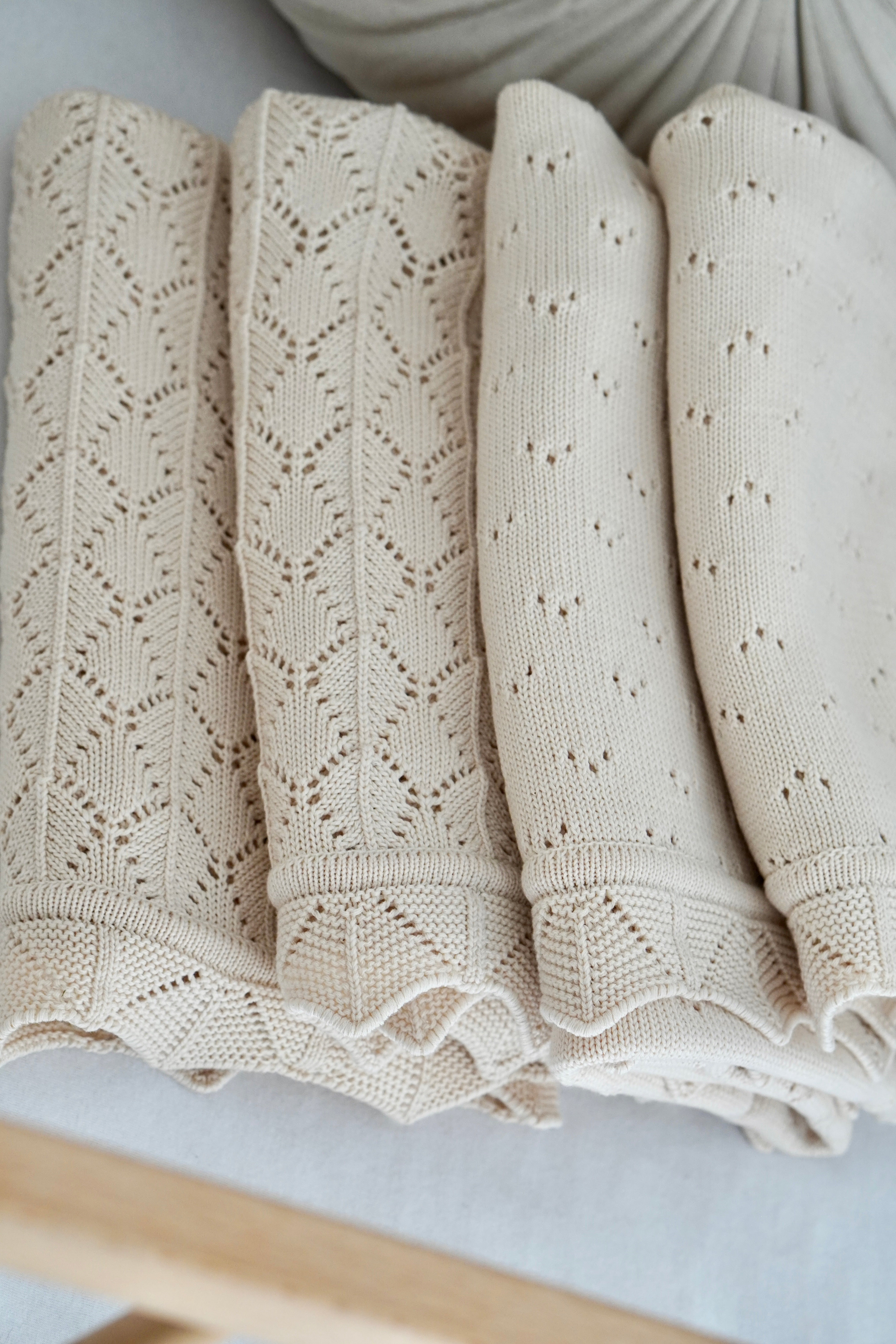Baby blanket "Diamond Weave" made of 100% cotton