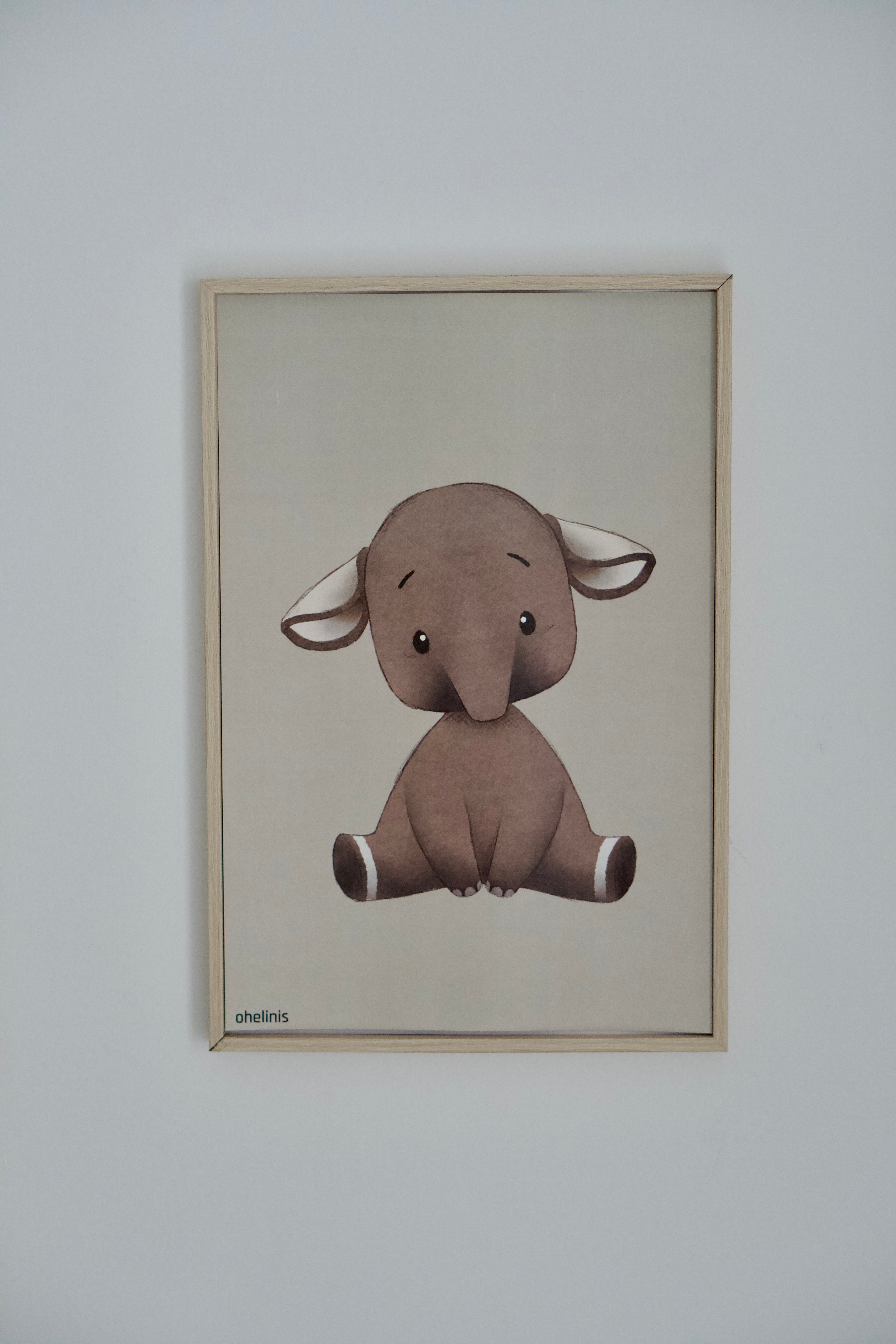 3-piece set poster "TED/ELFI/GIRAFFI"