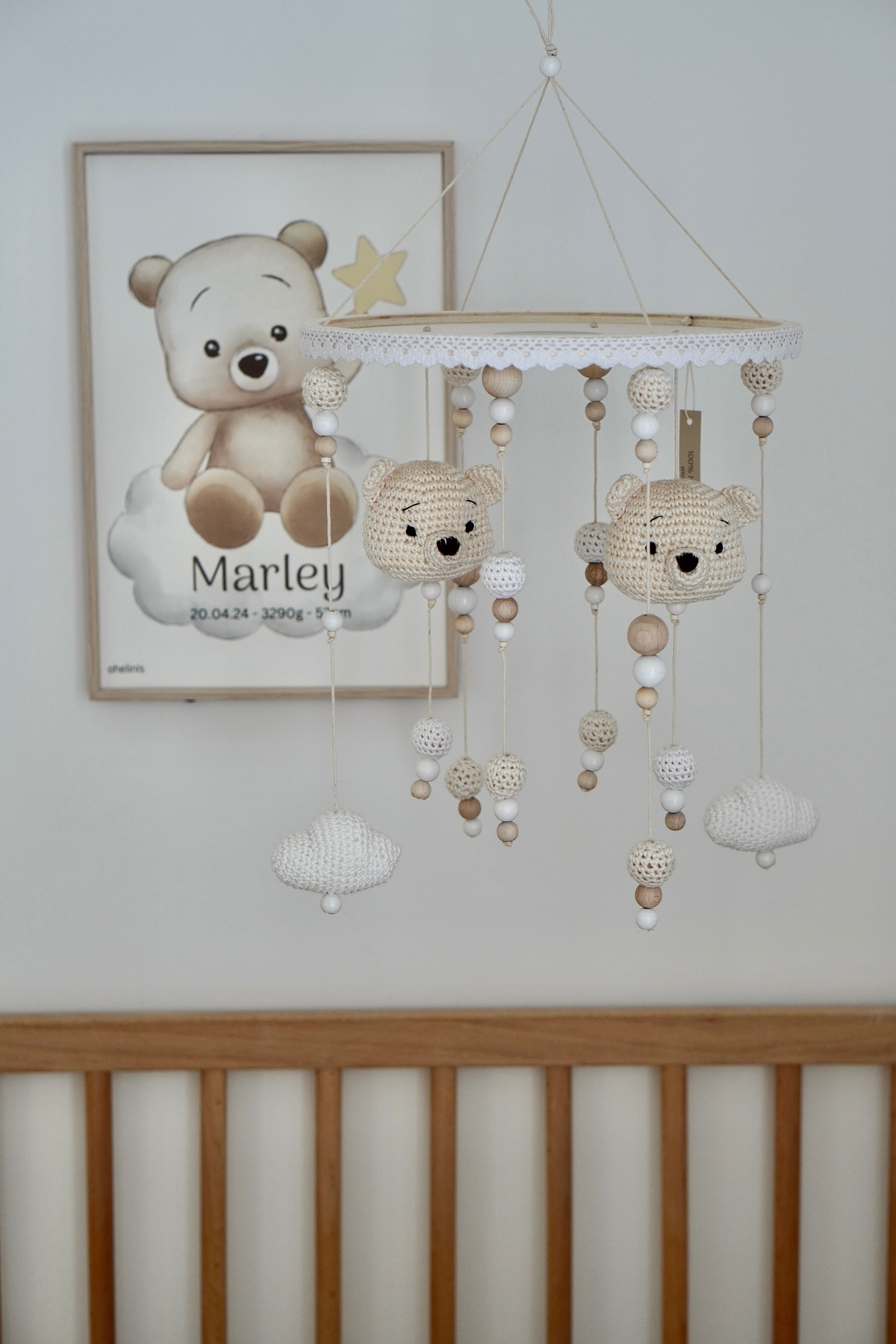 Baby Mobile 3in1 "TED CLOUD"