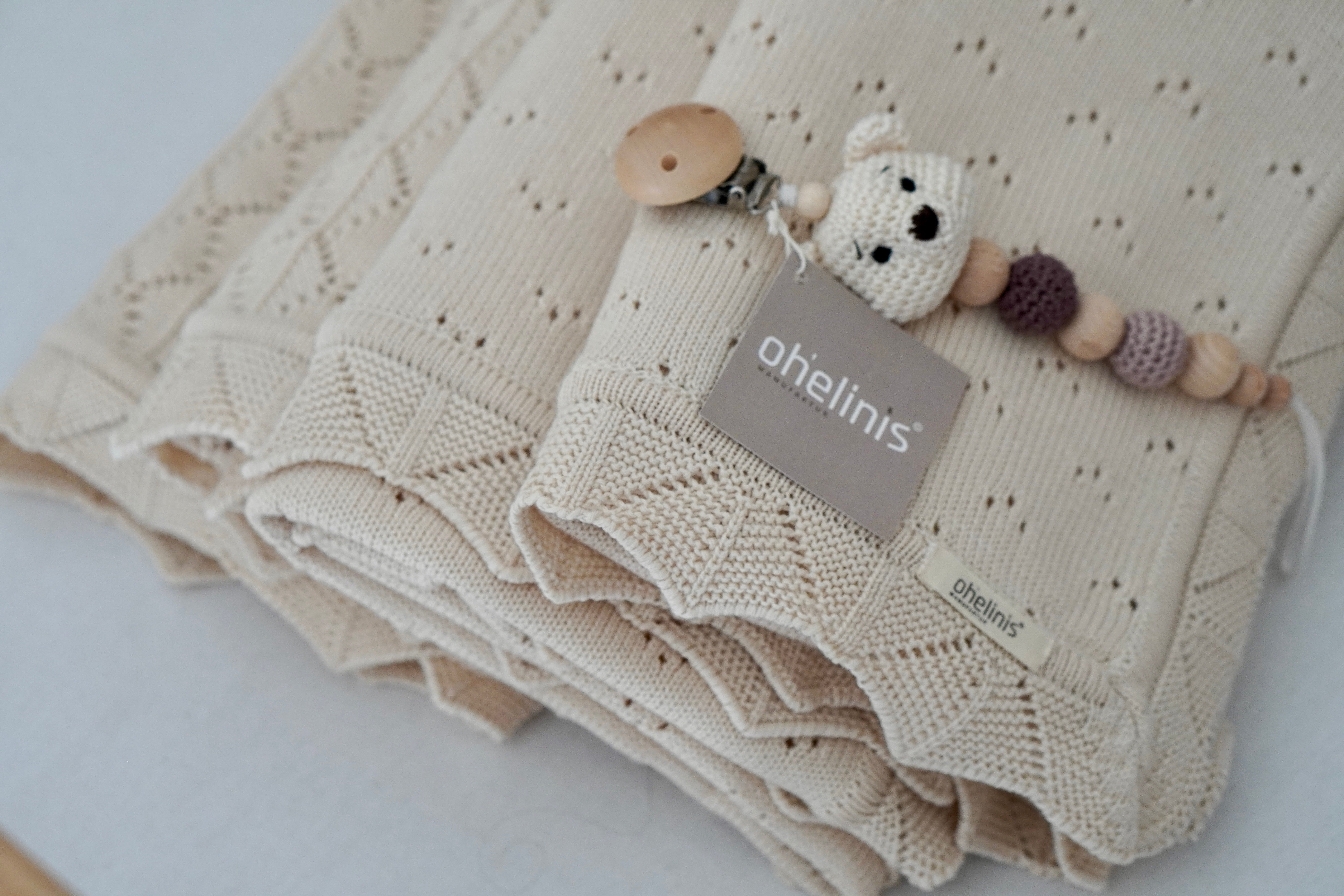 Babydecke "PEARL" aus 100% Baumwolle