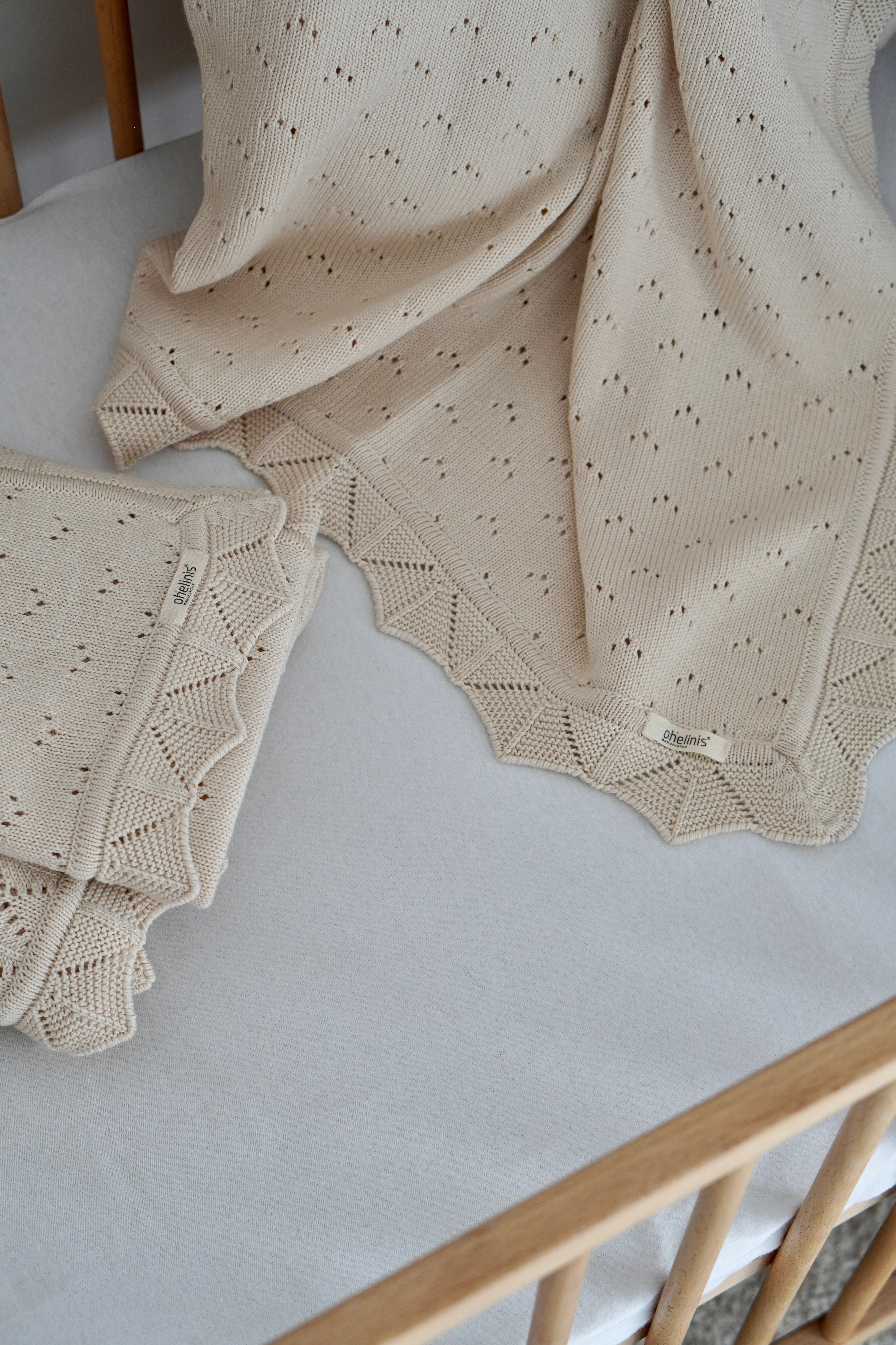 Babydecke "PEARL" aus 100% Baumwolle