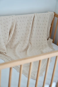 Babydecke "PEARL" aus 100% Baumwolle