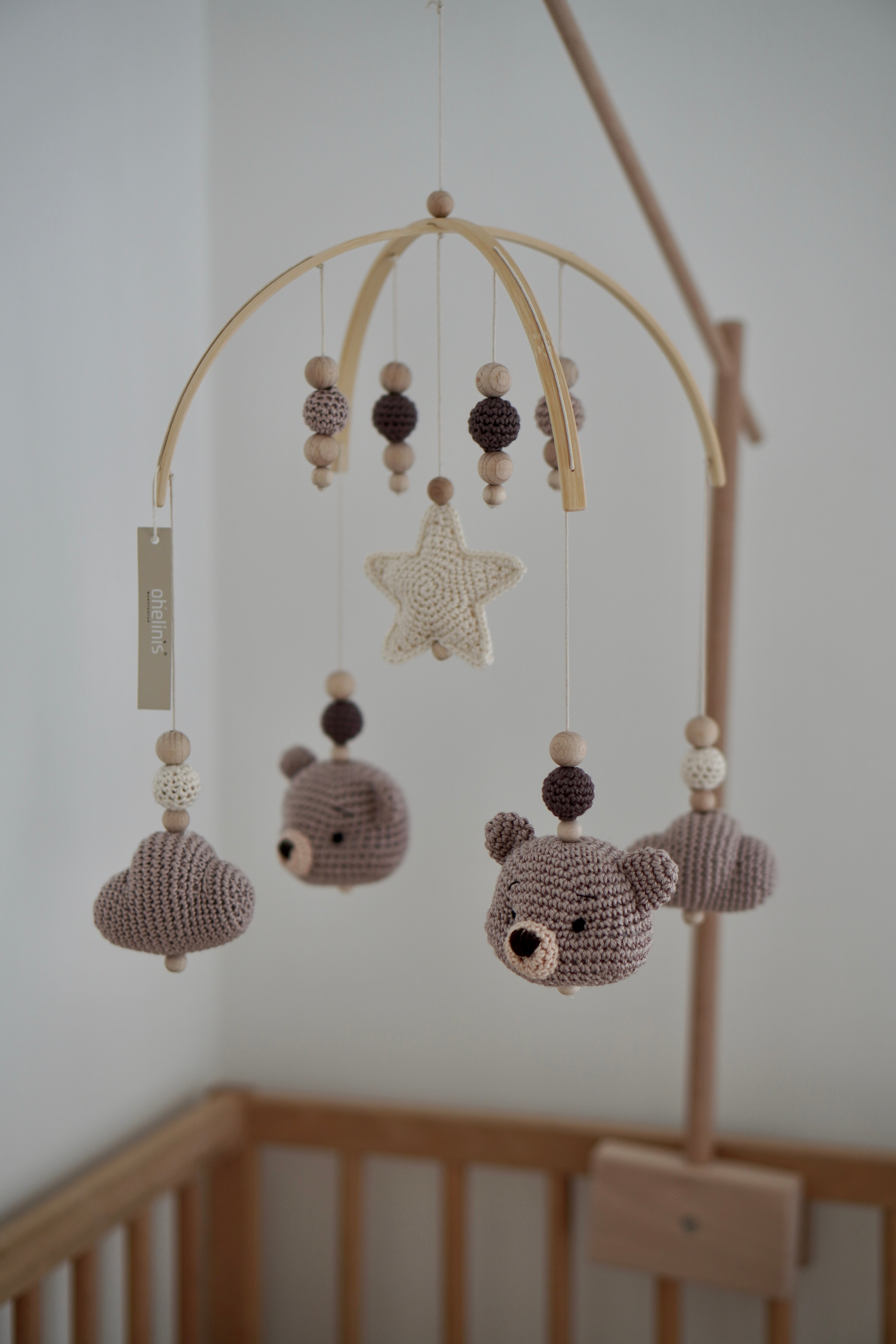 Baby Mobile bow "TED NATURE"