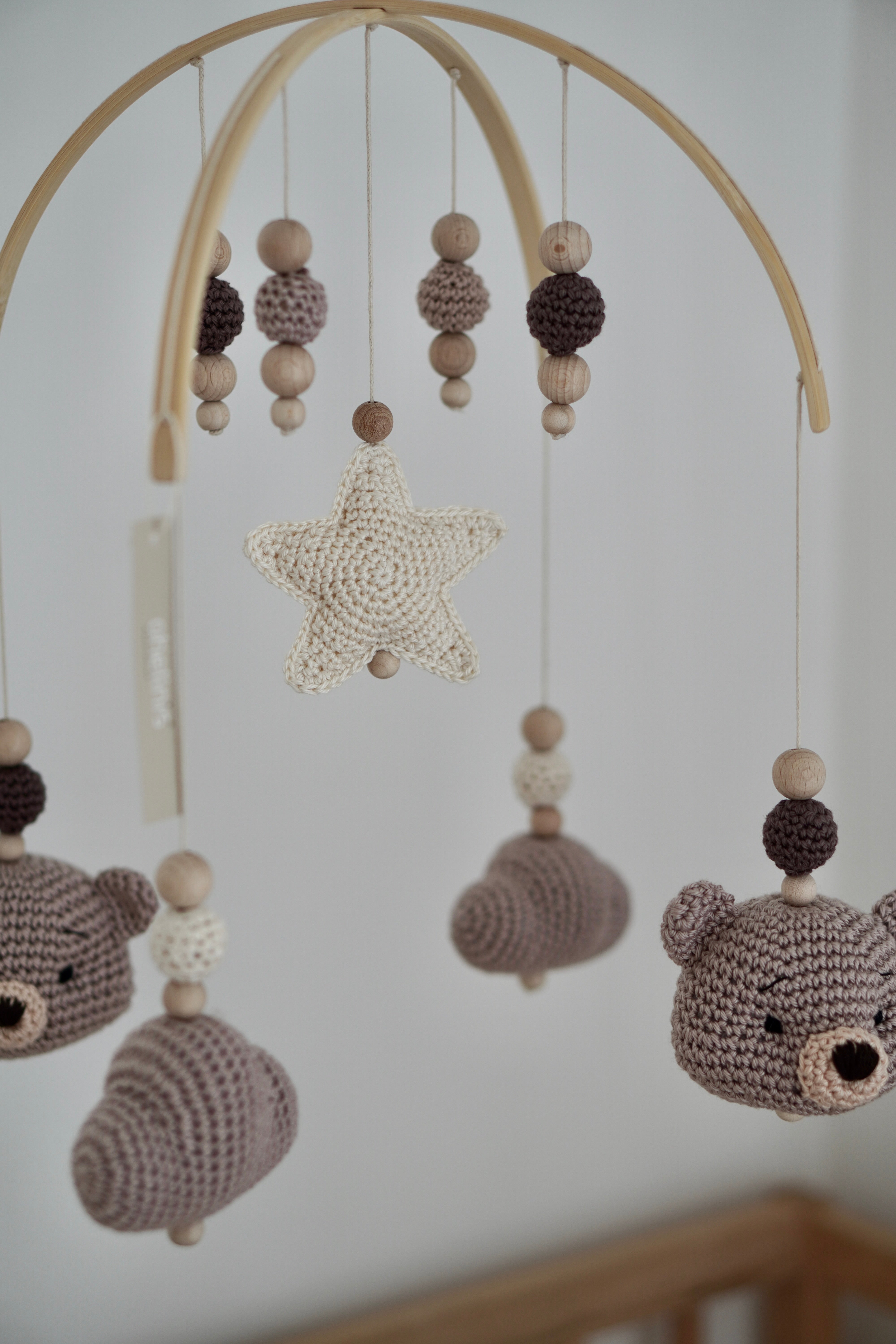 Baby Mobile bow "TED NATURE"