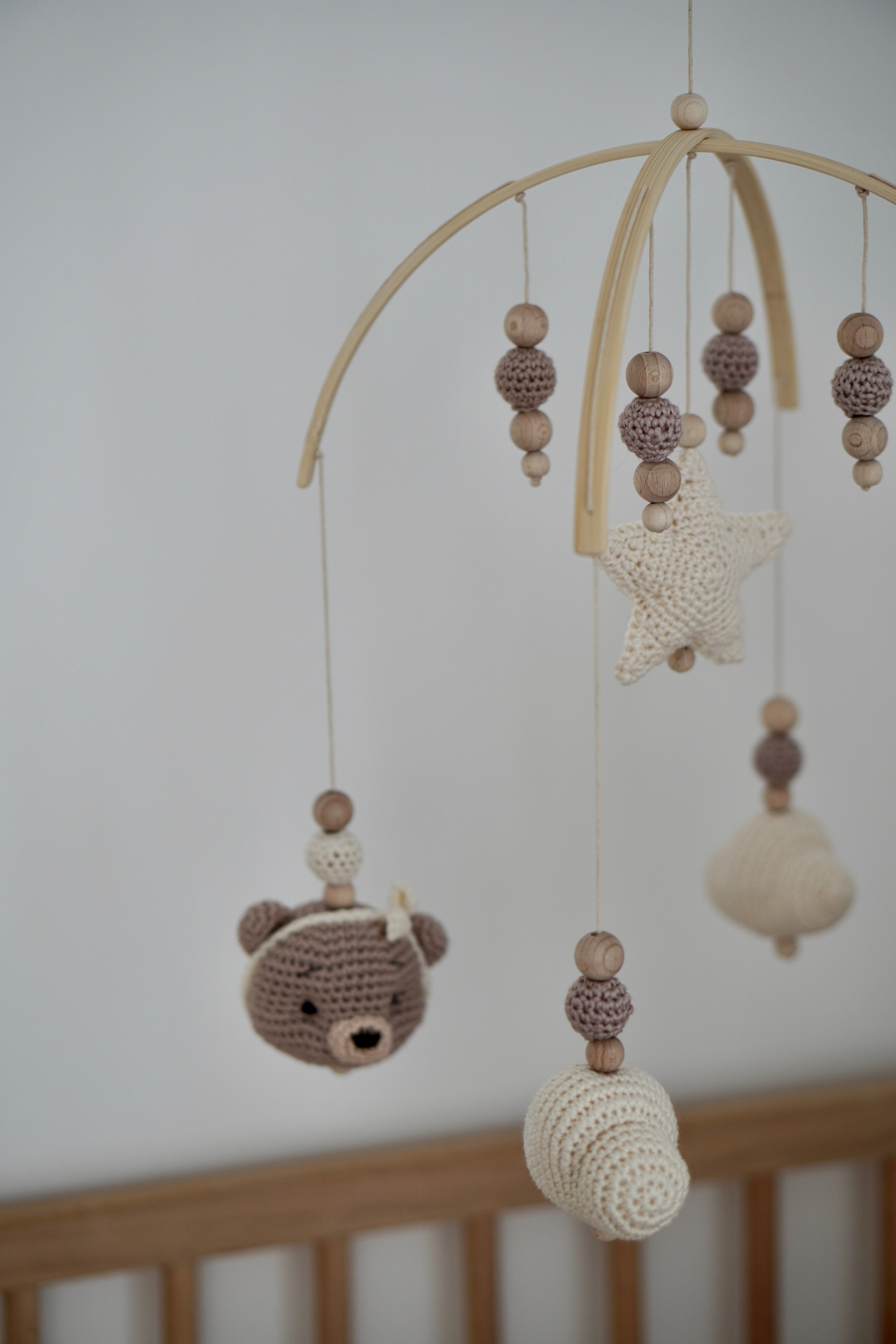 Baby Mobile bow "LION NATURE"