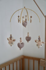 Load image into Gallery viewer, Baby Mobile Bow &quot;BAMBI NATURE&quot;
