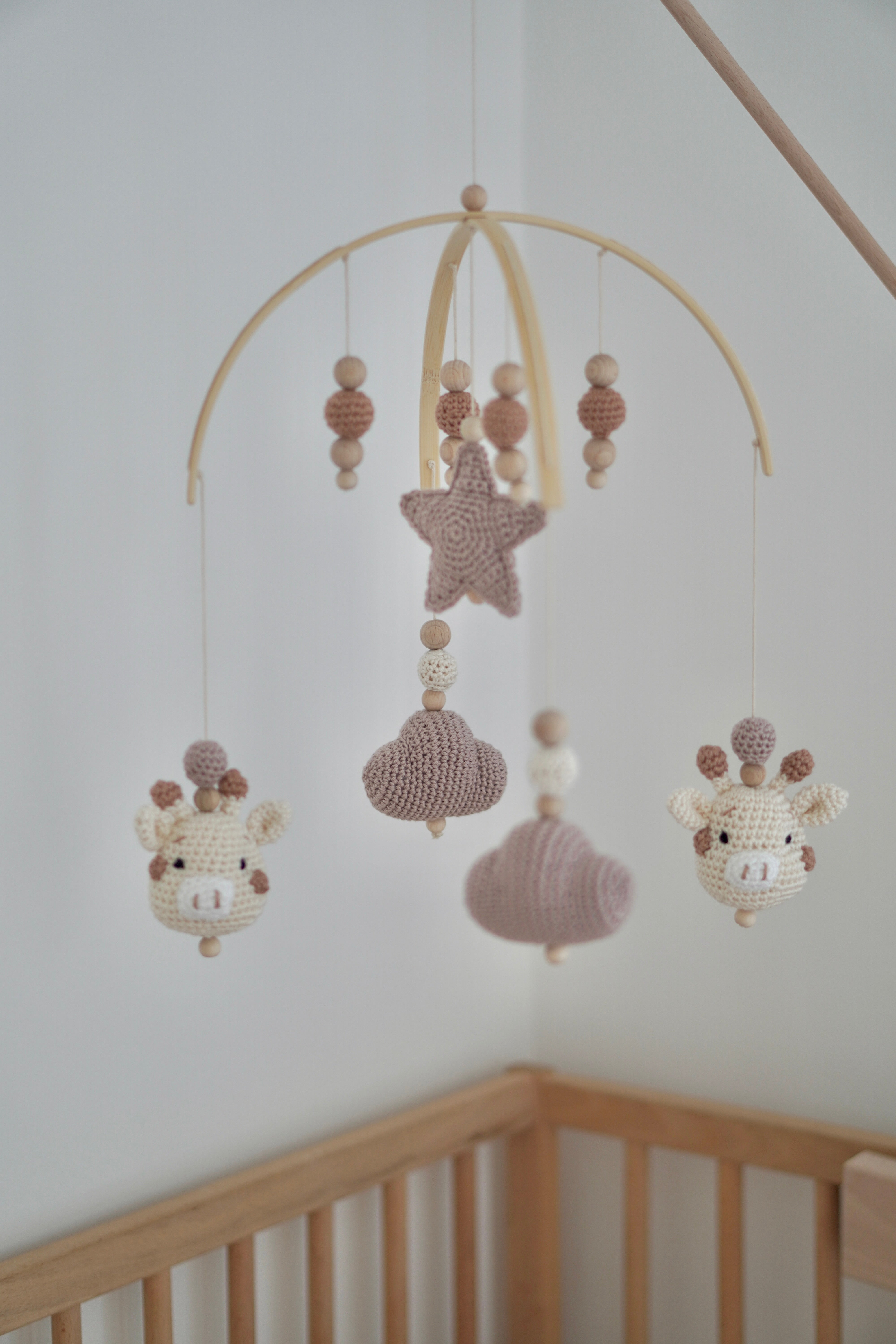 Baby Mobile bow "LION NATURE"