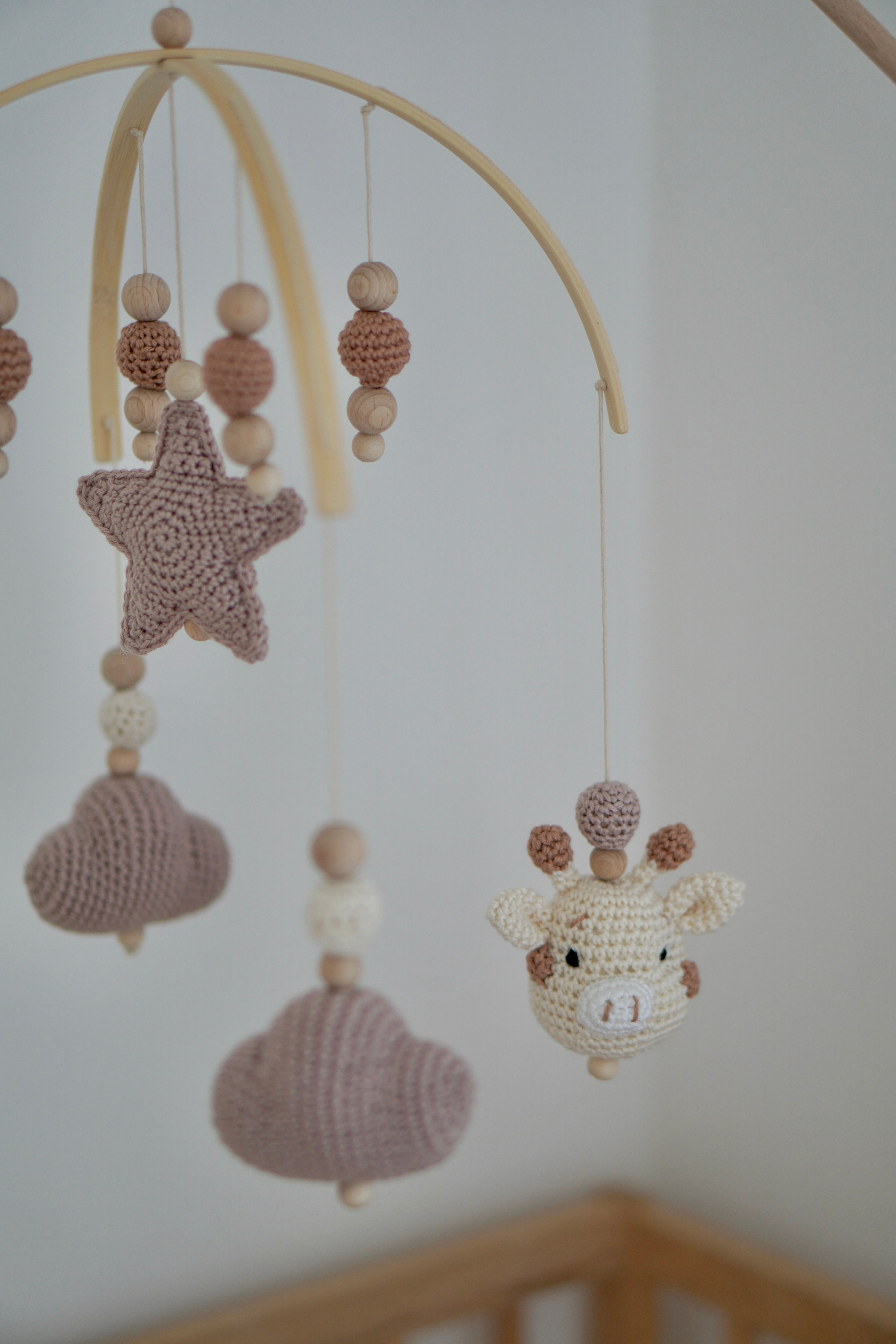 Baby Mobile bow "LION NATURE"