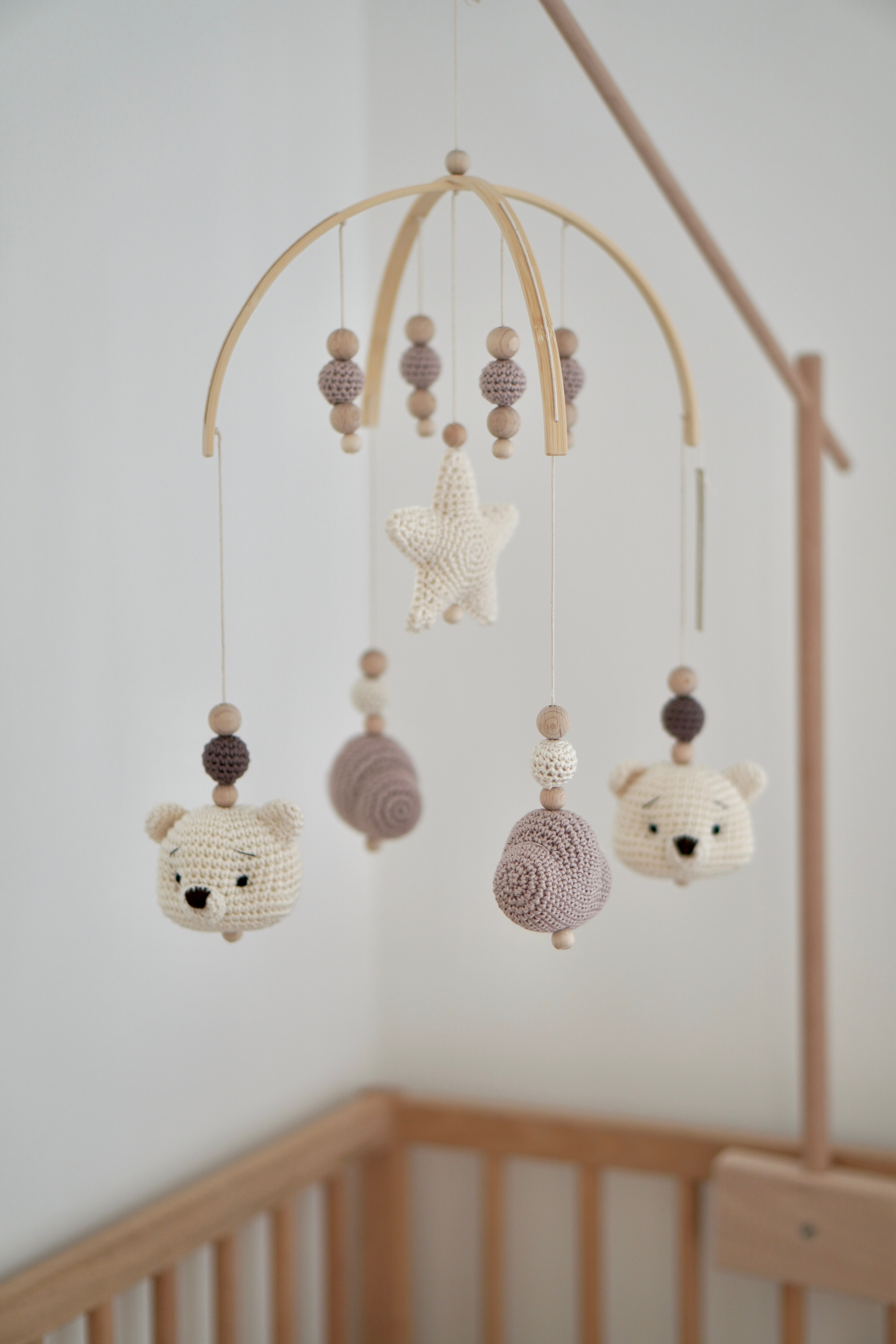 Baby Mobile bow "LION NATURE"