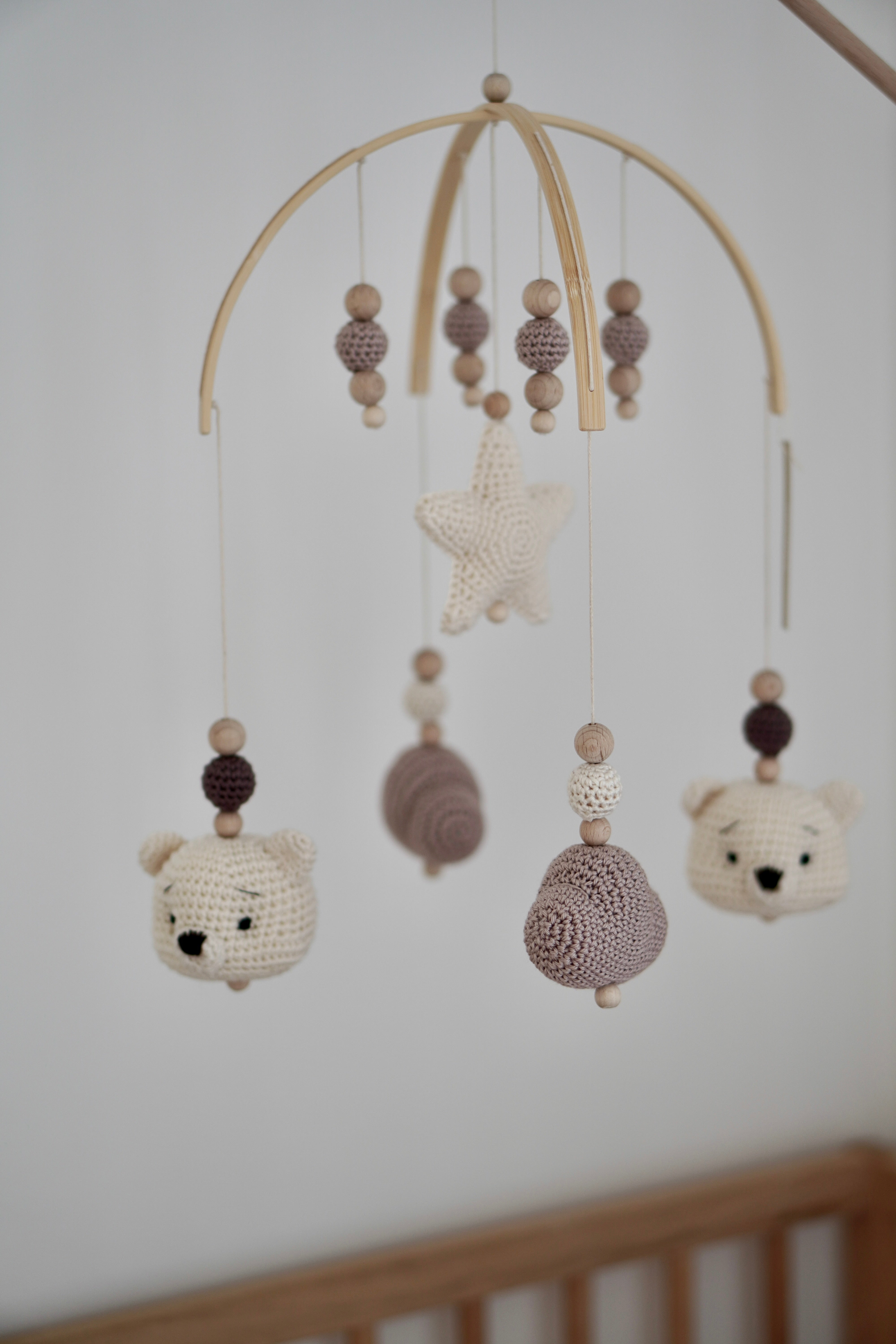 Baby Mobile bow "LION NATURE"
