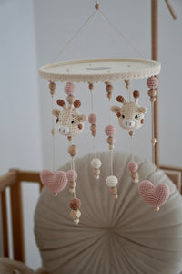 Baby Mobile 2in1 "Giraffi Elegant"