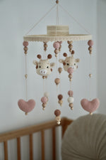 Lade das Bild in den Galerie-Viewer, Baby Mobile 2in1 &quot;Giraffi Elegant&quot;
