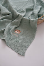 Load image into Gallery viewer, Muslin Baby Blanket 100% Cotton 4-Layer - Lion
