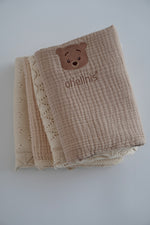 Load image into Gallery viewer, Muslin Baby Blanket 100% Cotton 4-Layer - TED
