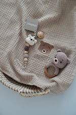 Load image into Gallery viewer, Muslin Baby Blanket 100% Cotton 4-Layer - TED

