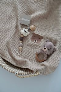 Muslin Baby Blanket 100% Cotton 4-Layer - TED