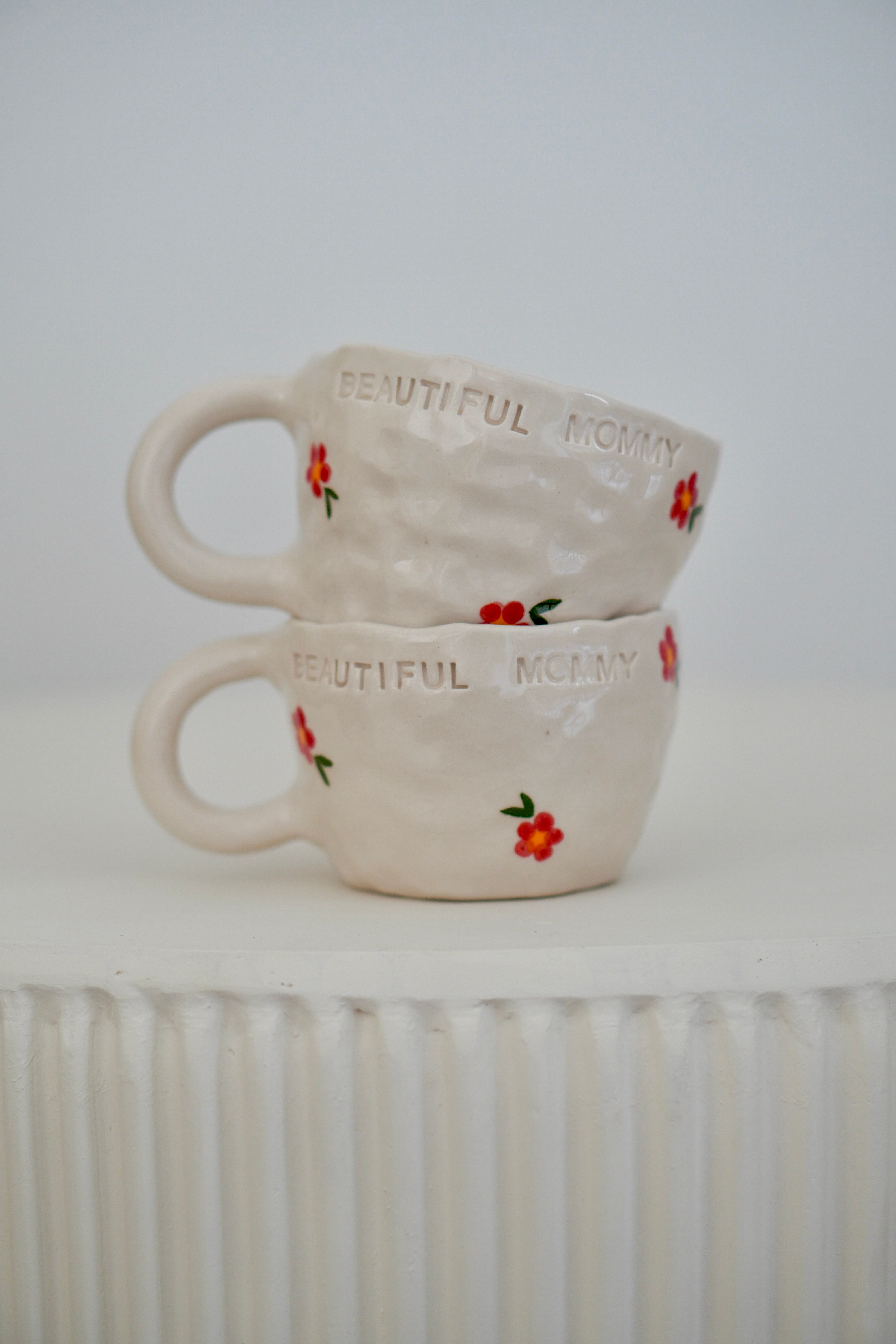 Mum cup "BEAUTIFUL MOMMY - FLOWER"