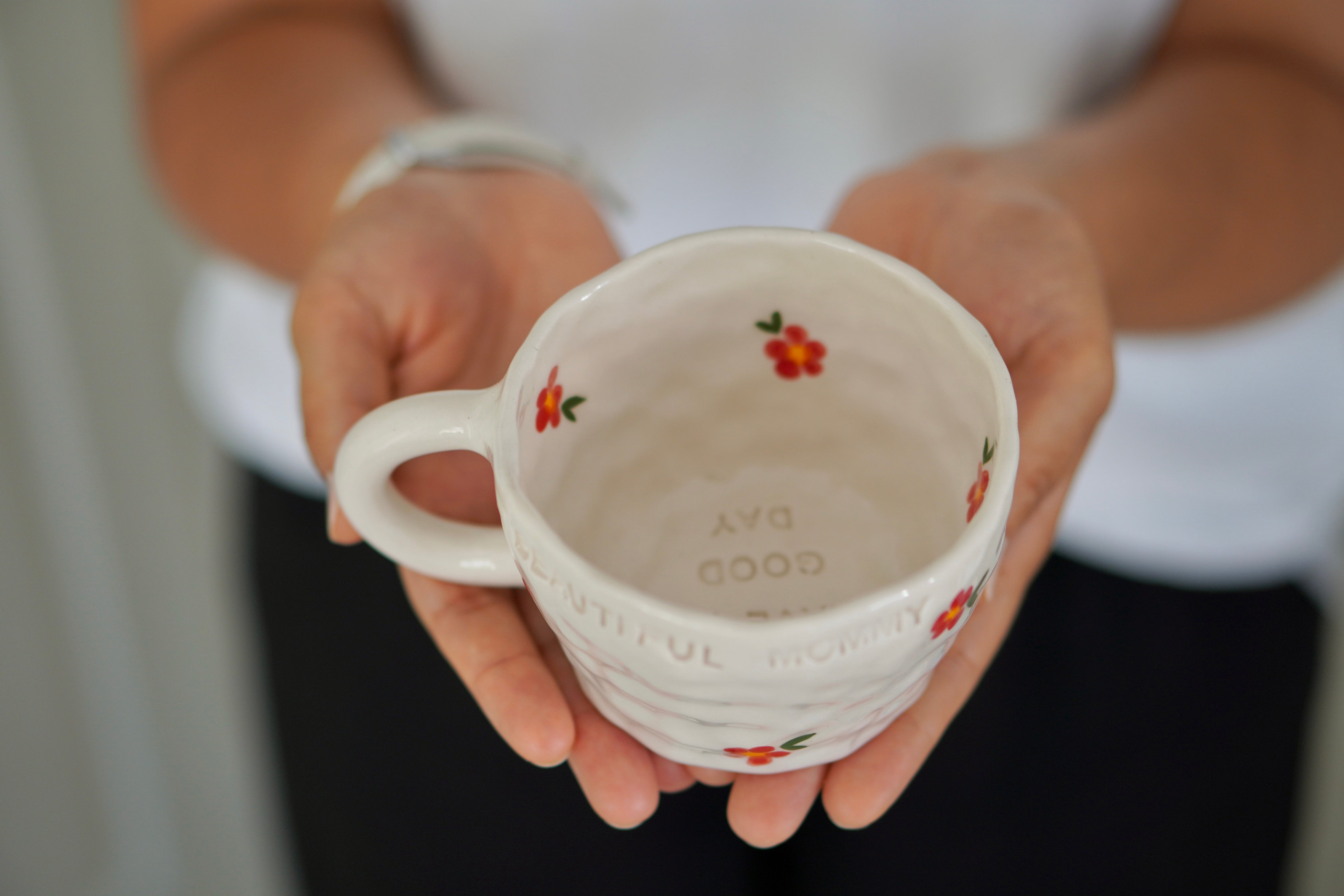 Mum cup "BEAUTIFUL MOMMY - FLOWER"
