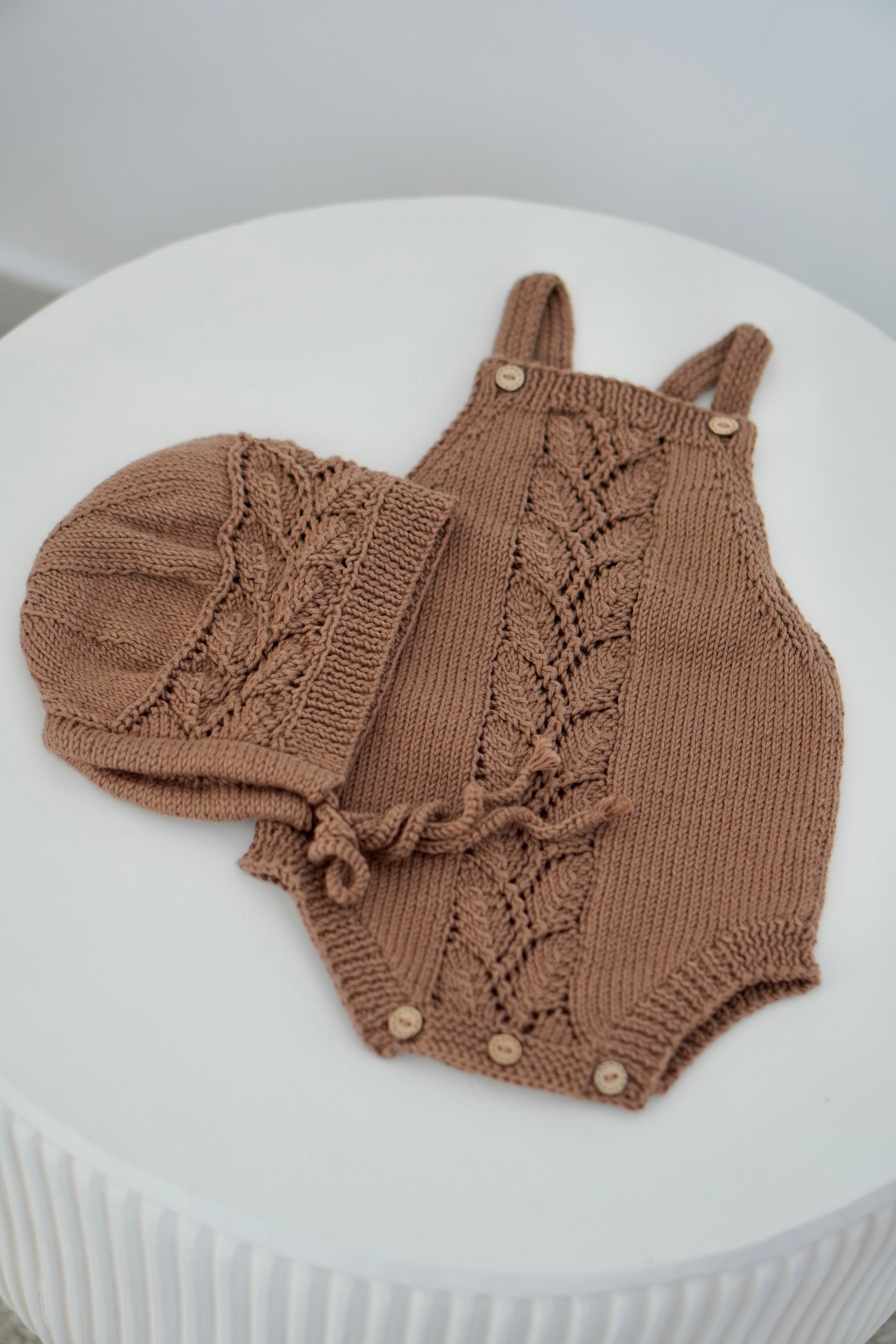 Premium Vintage Strickstrampler "LORA"