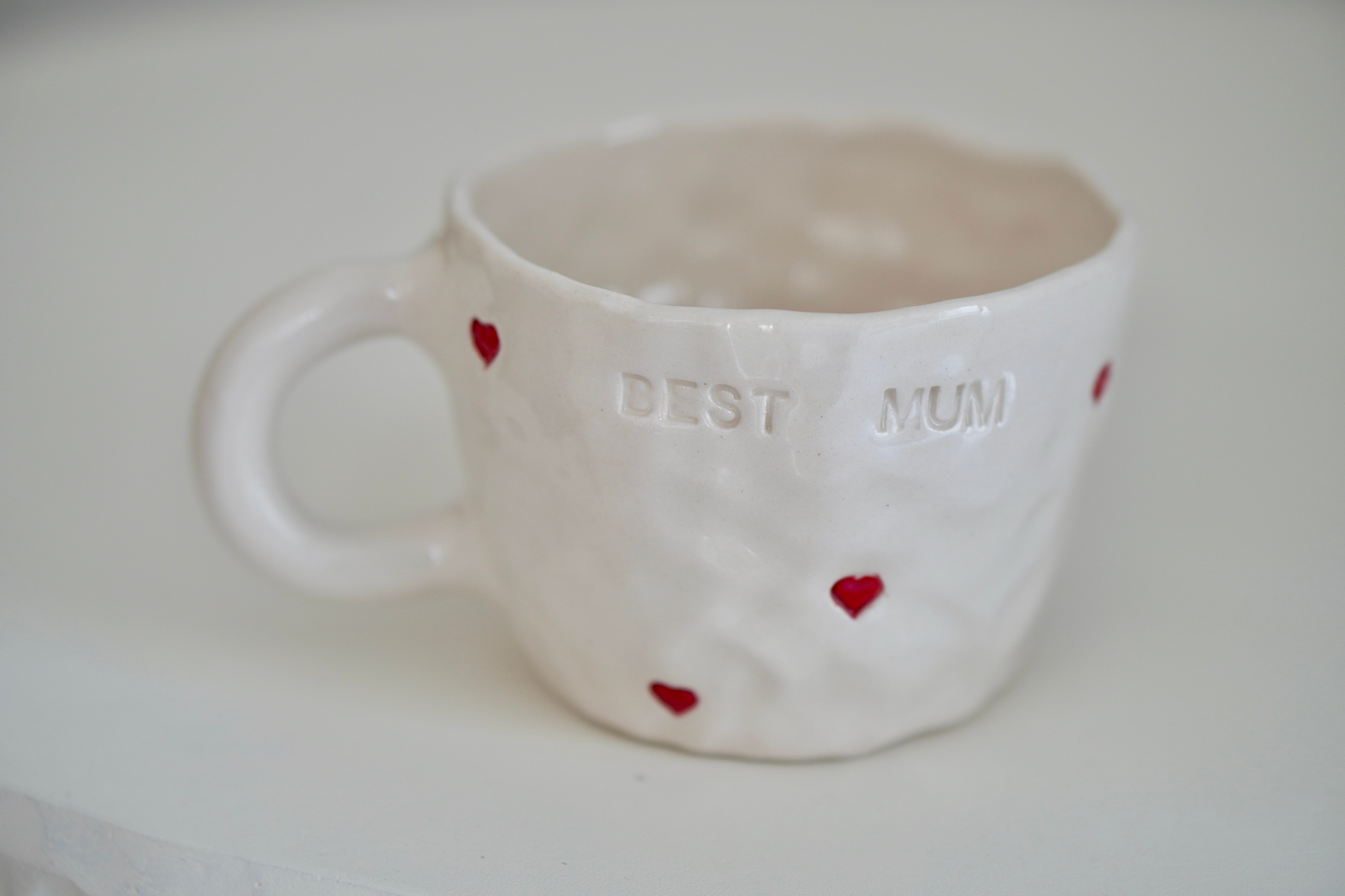 Mum cup "BEST MUM - HEART"