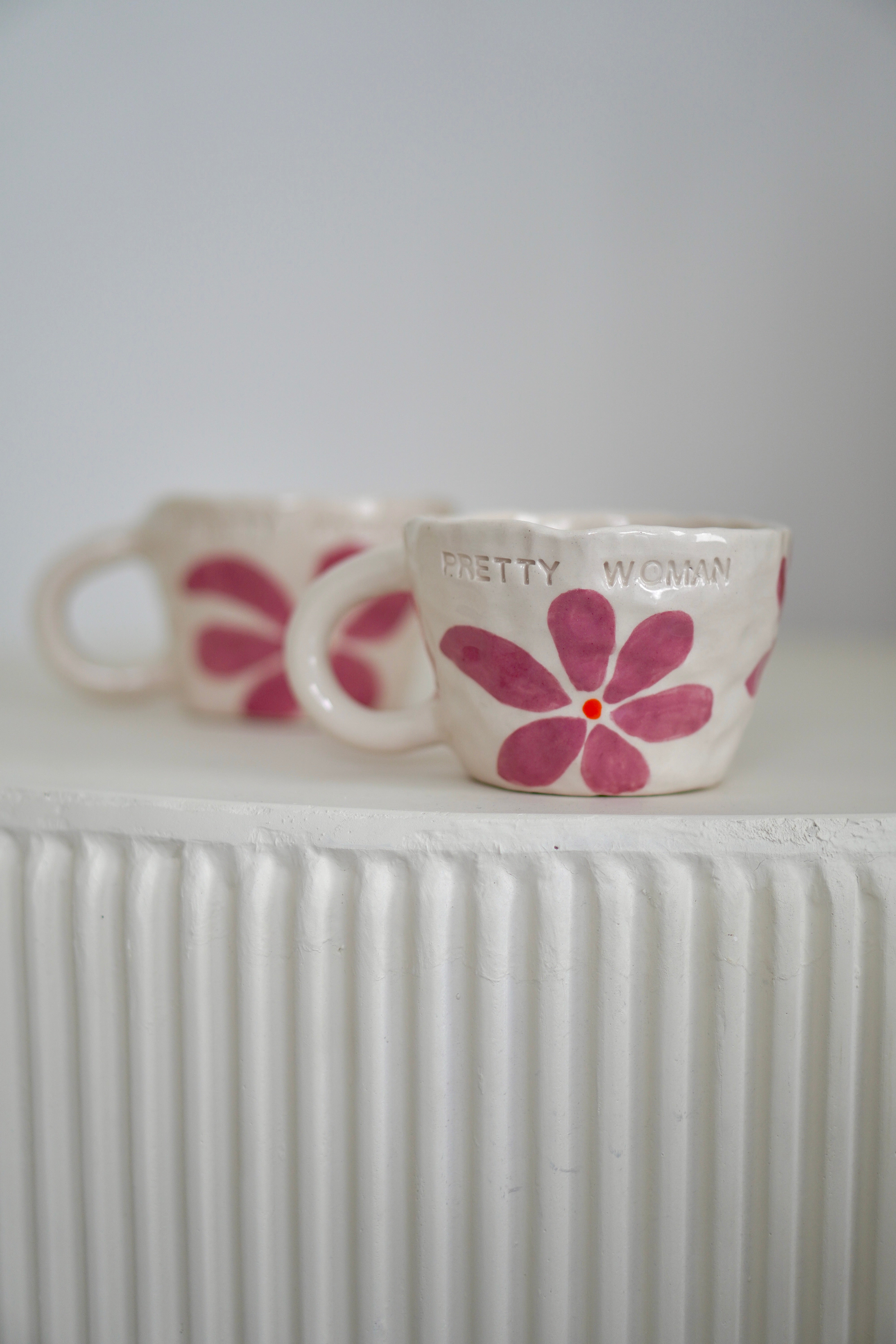Ceramic mug - Ceramic mug "PRETTY WOMAN" - Handmade