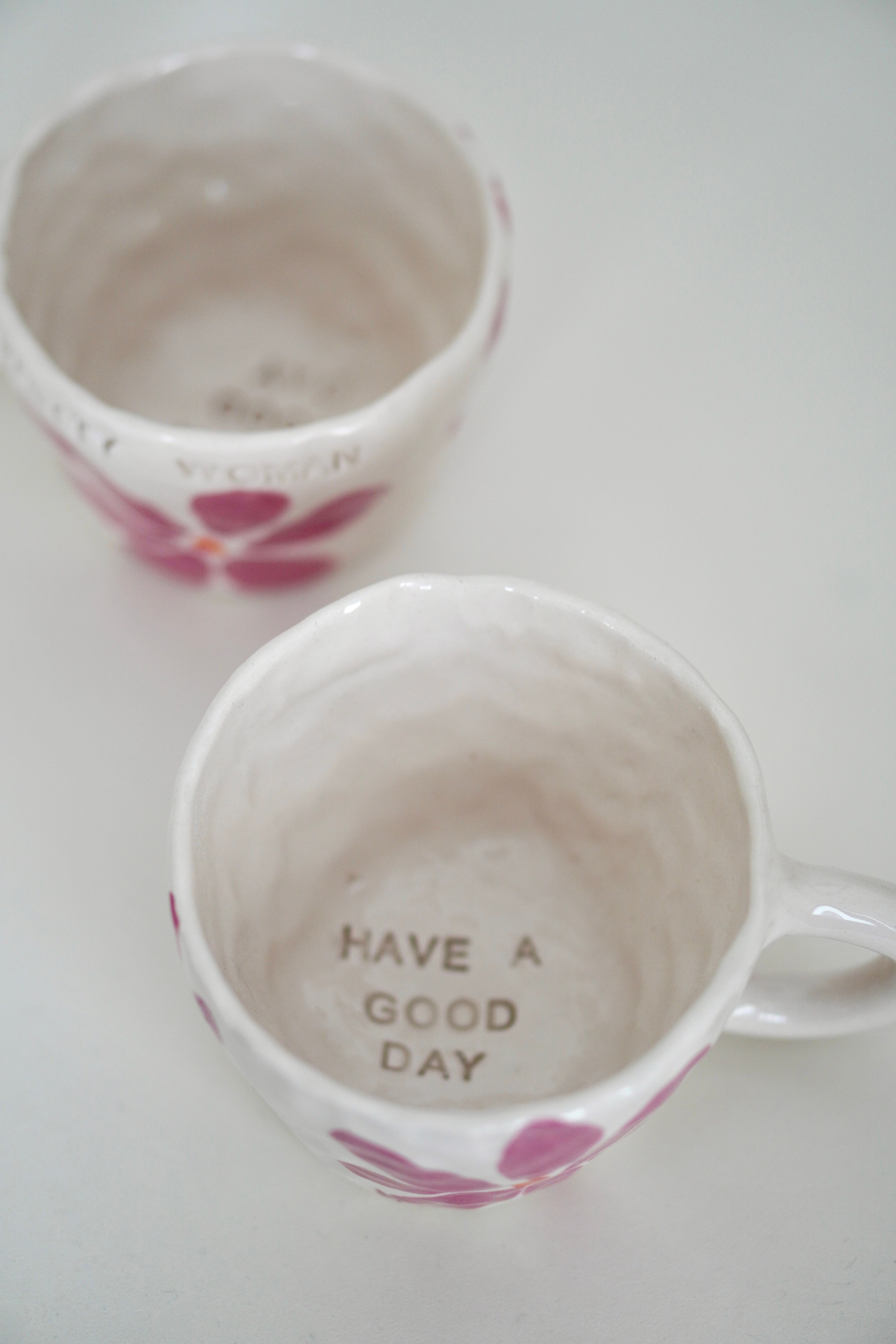 Ceramic mug - Ceramic mug "PRETTY WOMAN" - Handmade