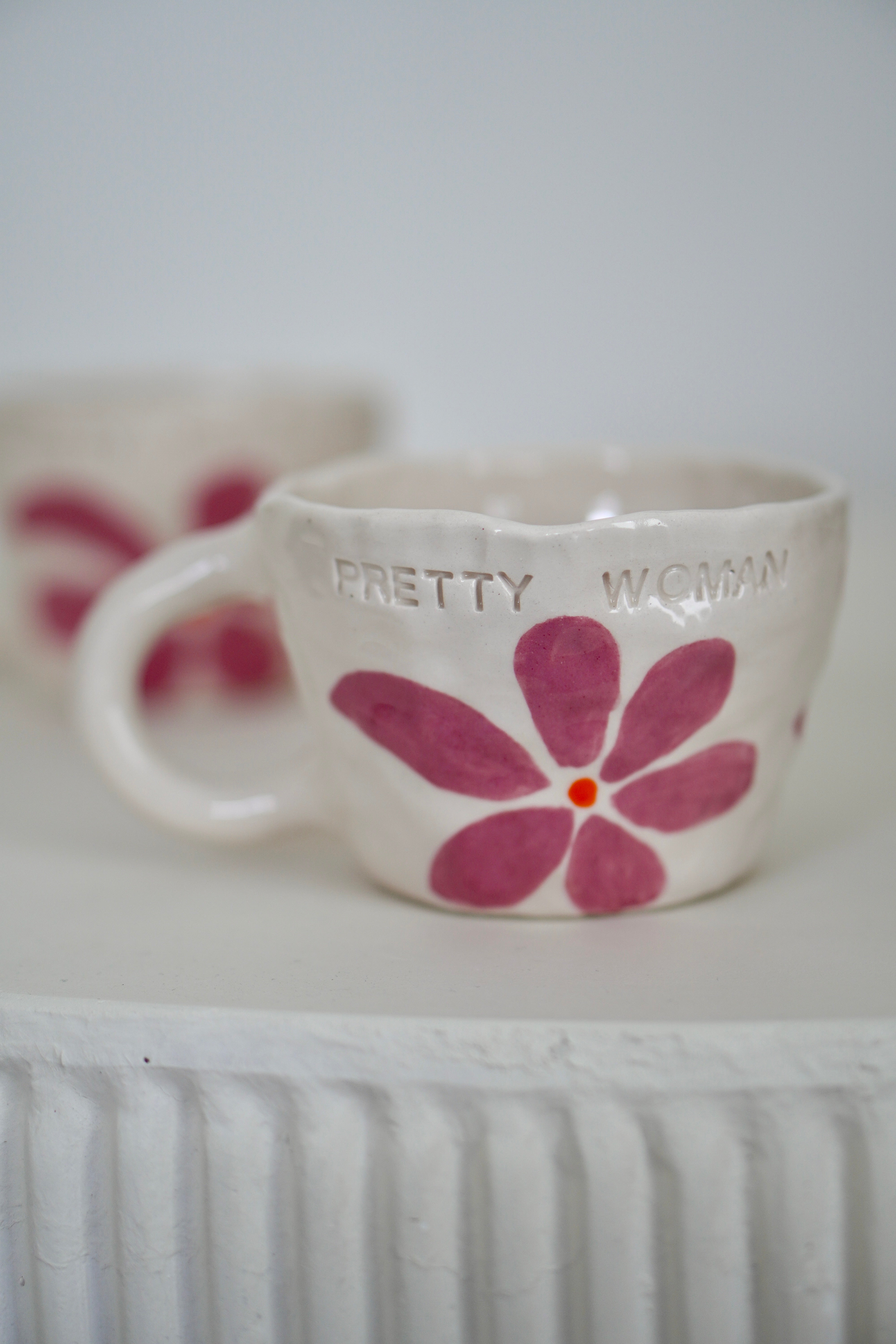Ceramic mug - Ceramic mug "PRETTY WOMAN" - Handmade