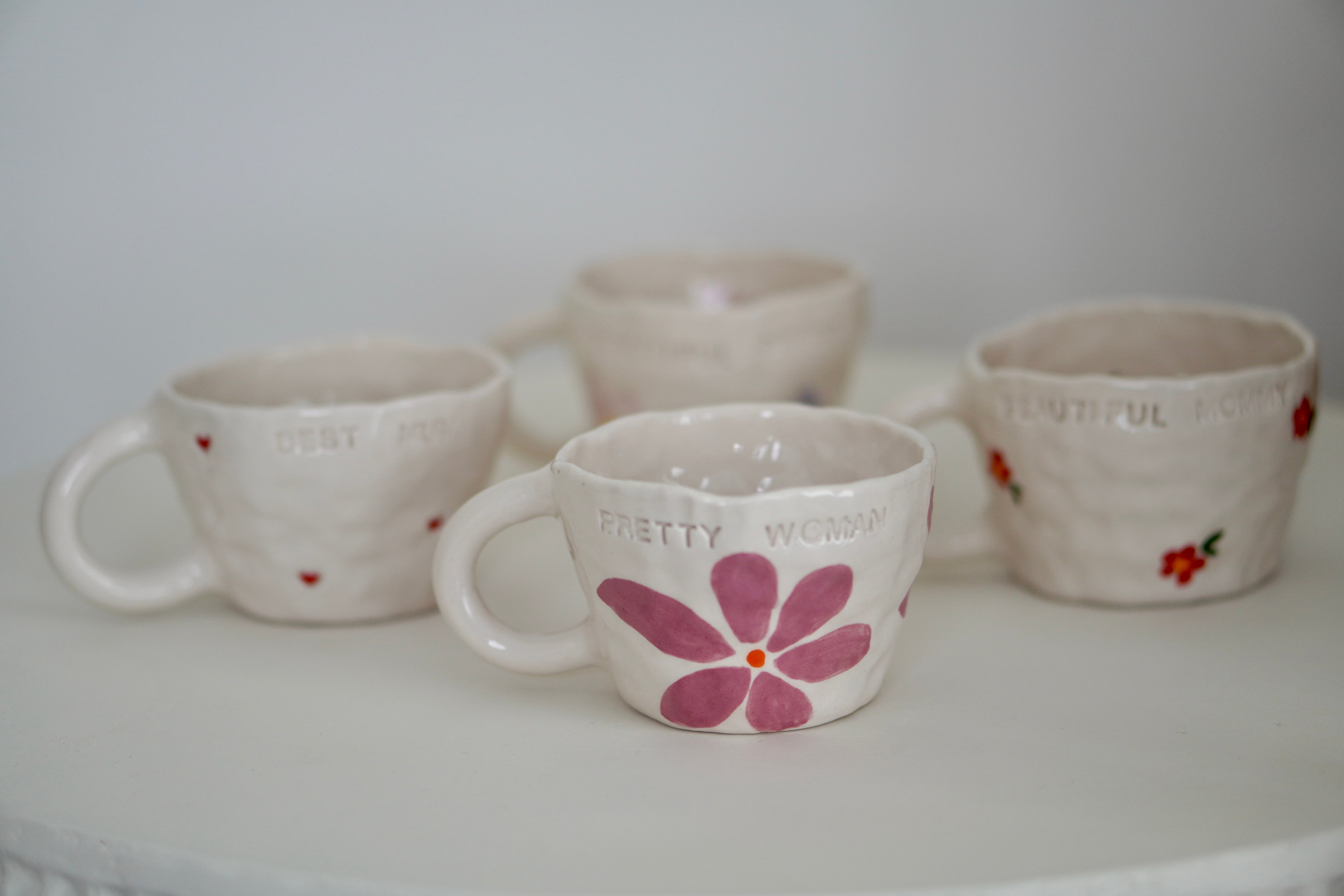 Ceramic mug - Ceramic mug "PRETTY WOMAN" - Handmade