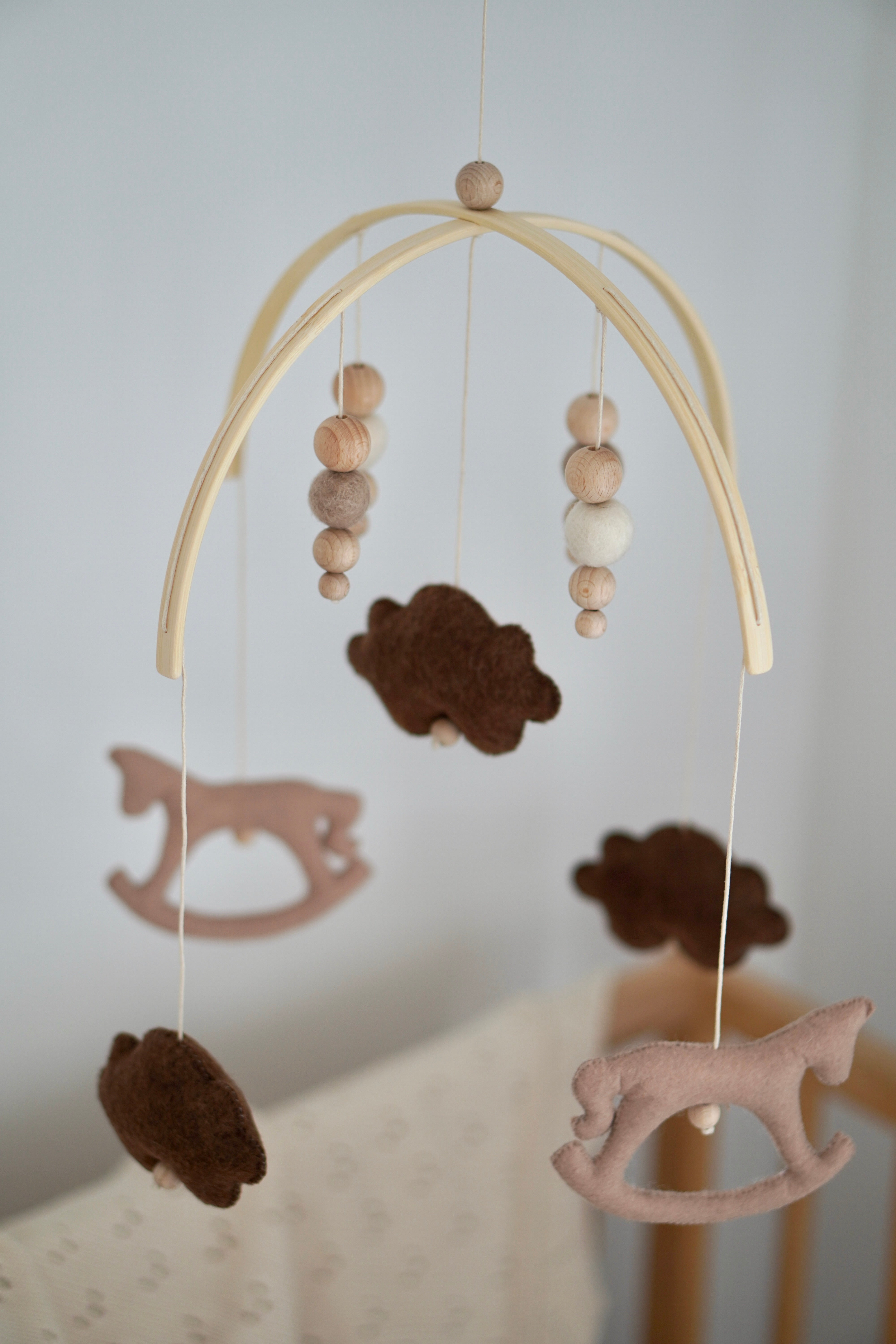 Baby Mobile aus Filz - handgefertigt "HORSE"