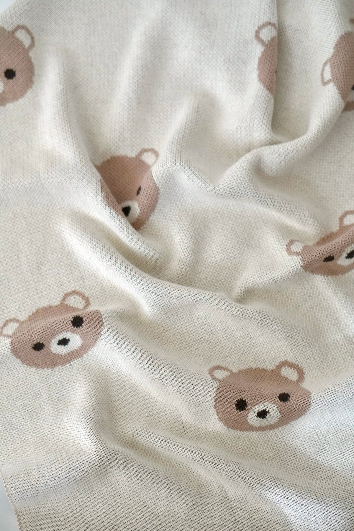 Honey Bear - Babydecke mit Bärenmotiv