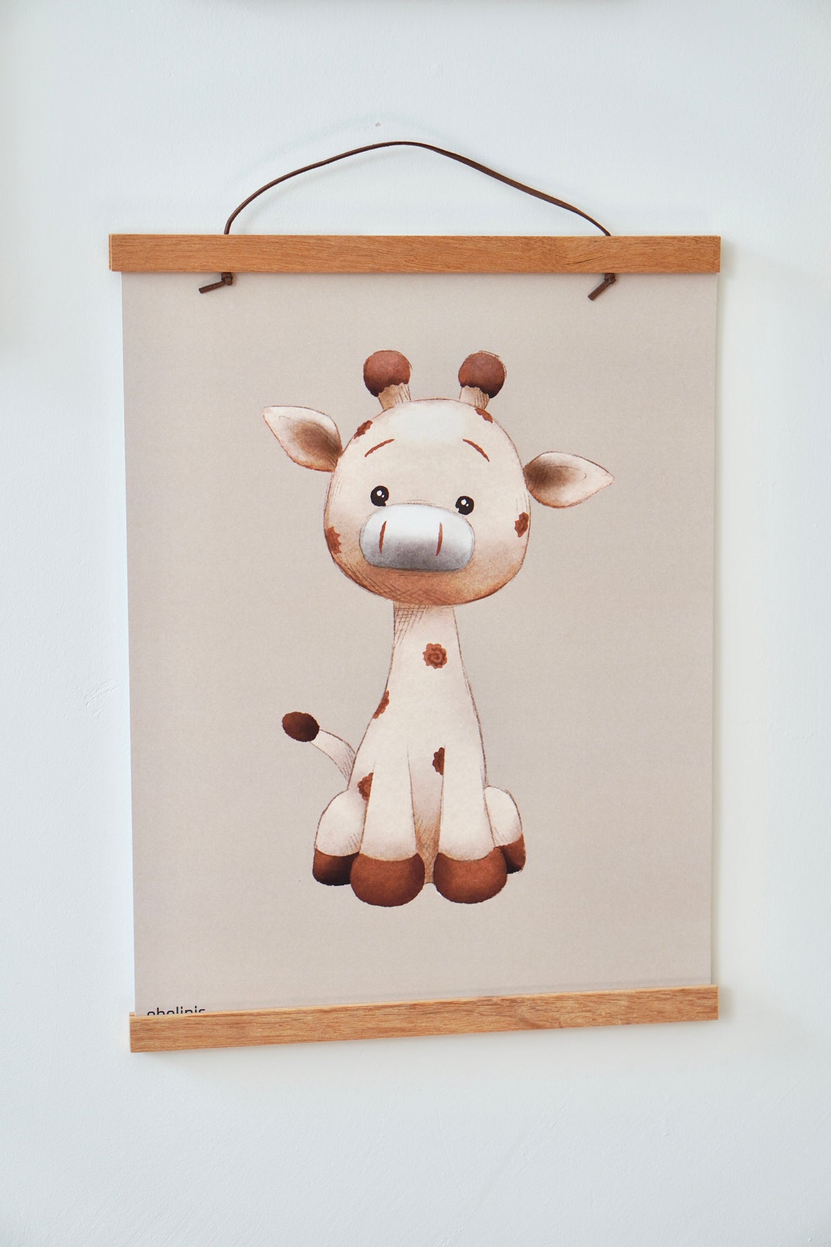3-piece set poster "TED/ELFI/GIRAFFI"