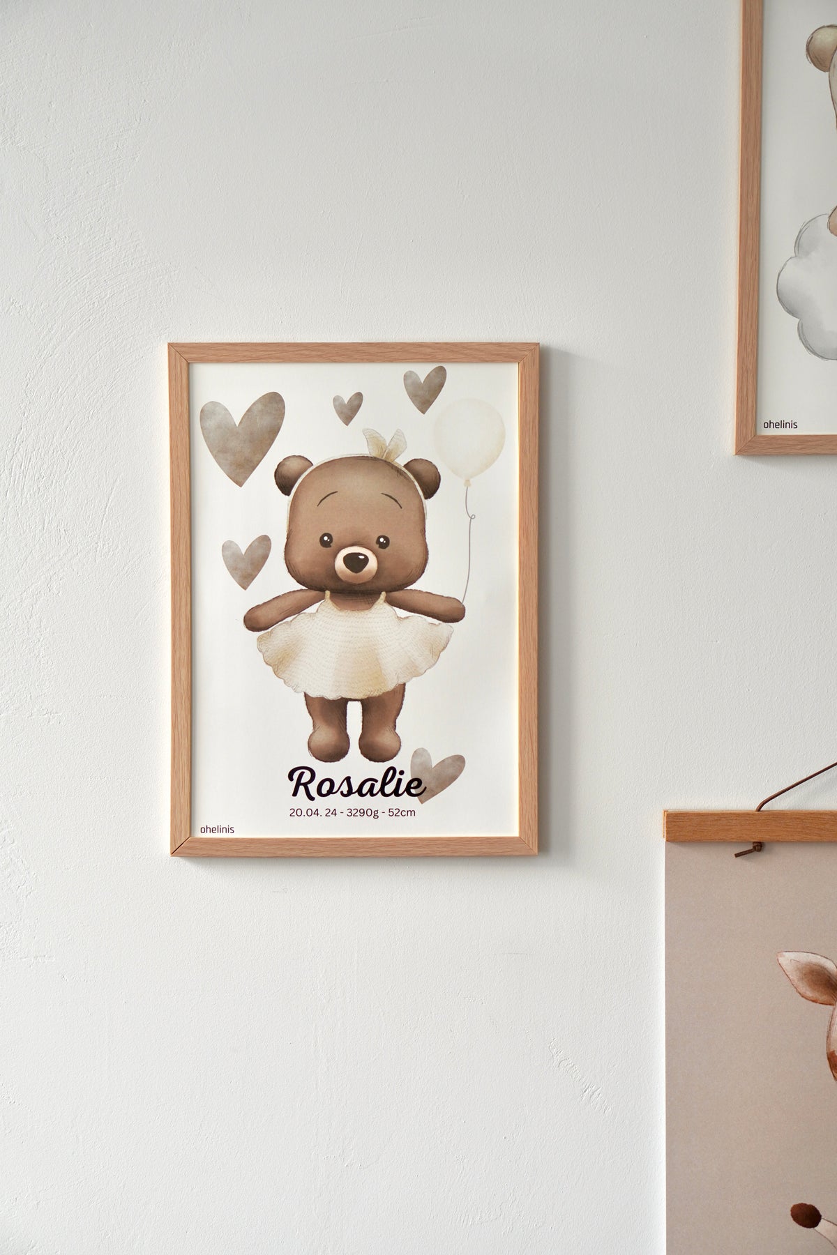 Personalisierte Poster "TED ROMY HEART"