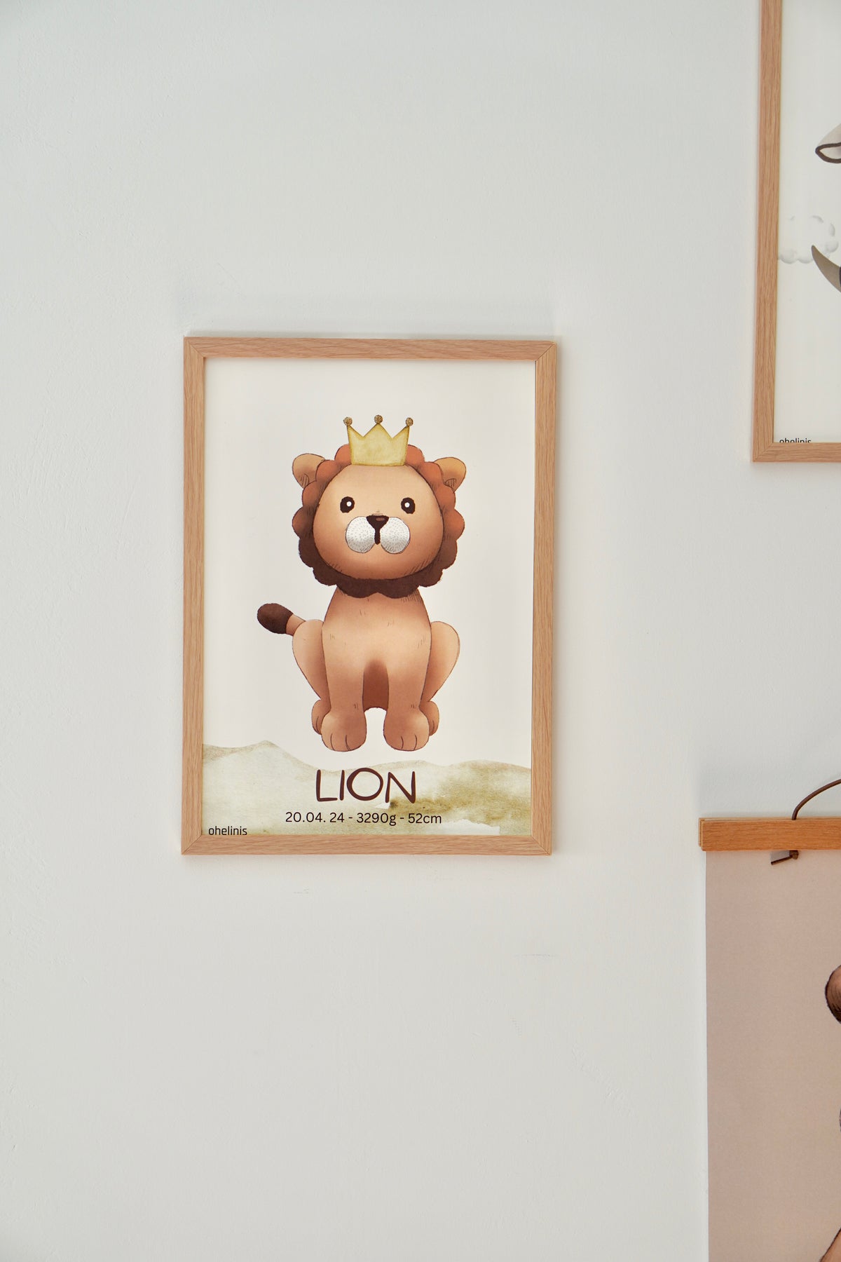 Personalisierte Poster "LION KING"