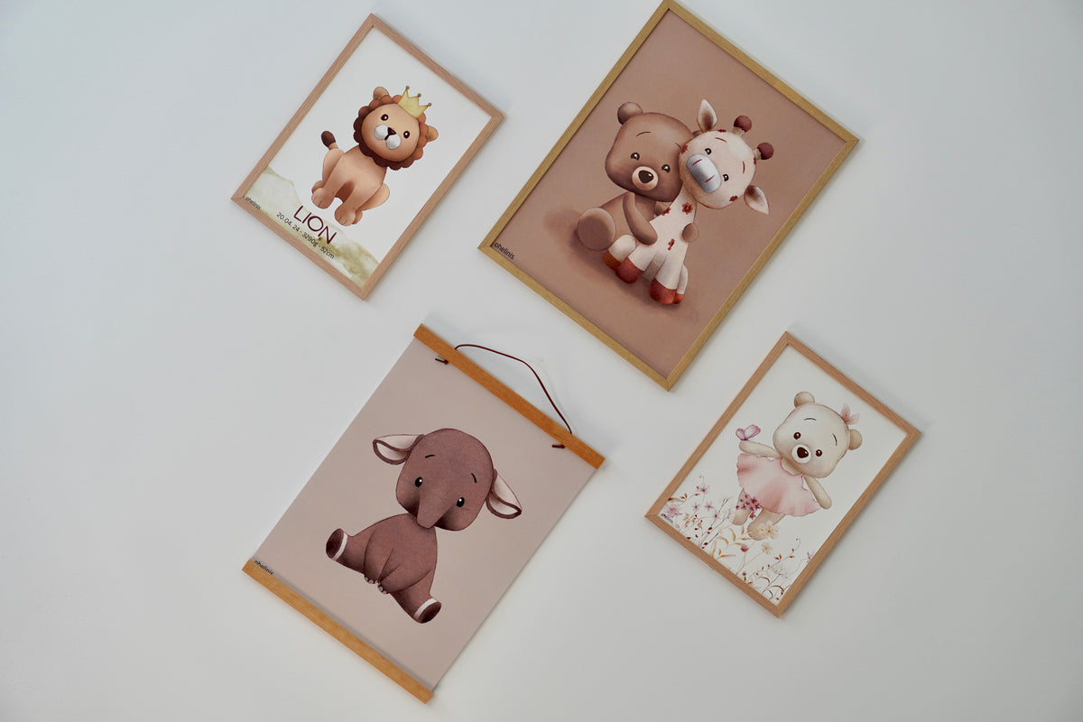 Personalisierte Poster "LION KING"