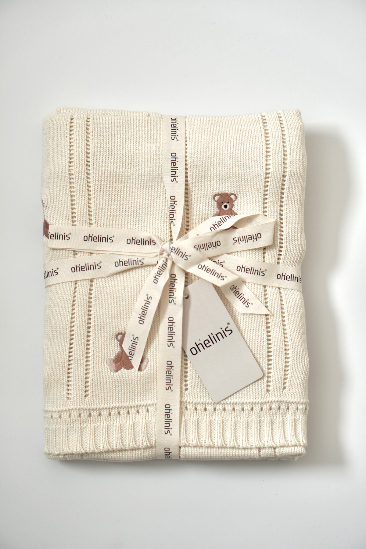 Teddy Hugs - Babydecke aus 100% Baumwolle