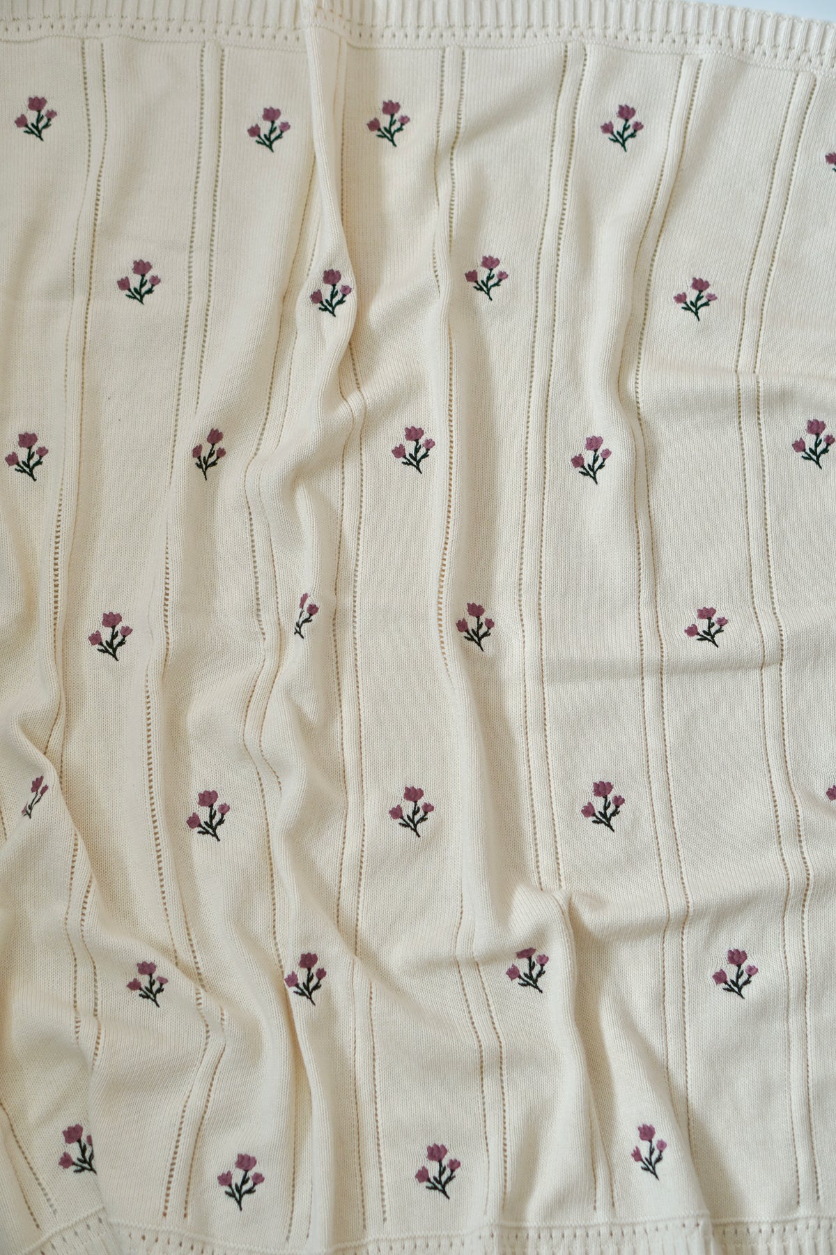 Little Blossom - Babydecke aus 100% Baumwolle