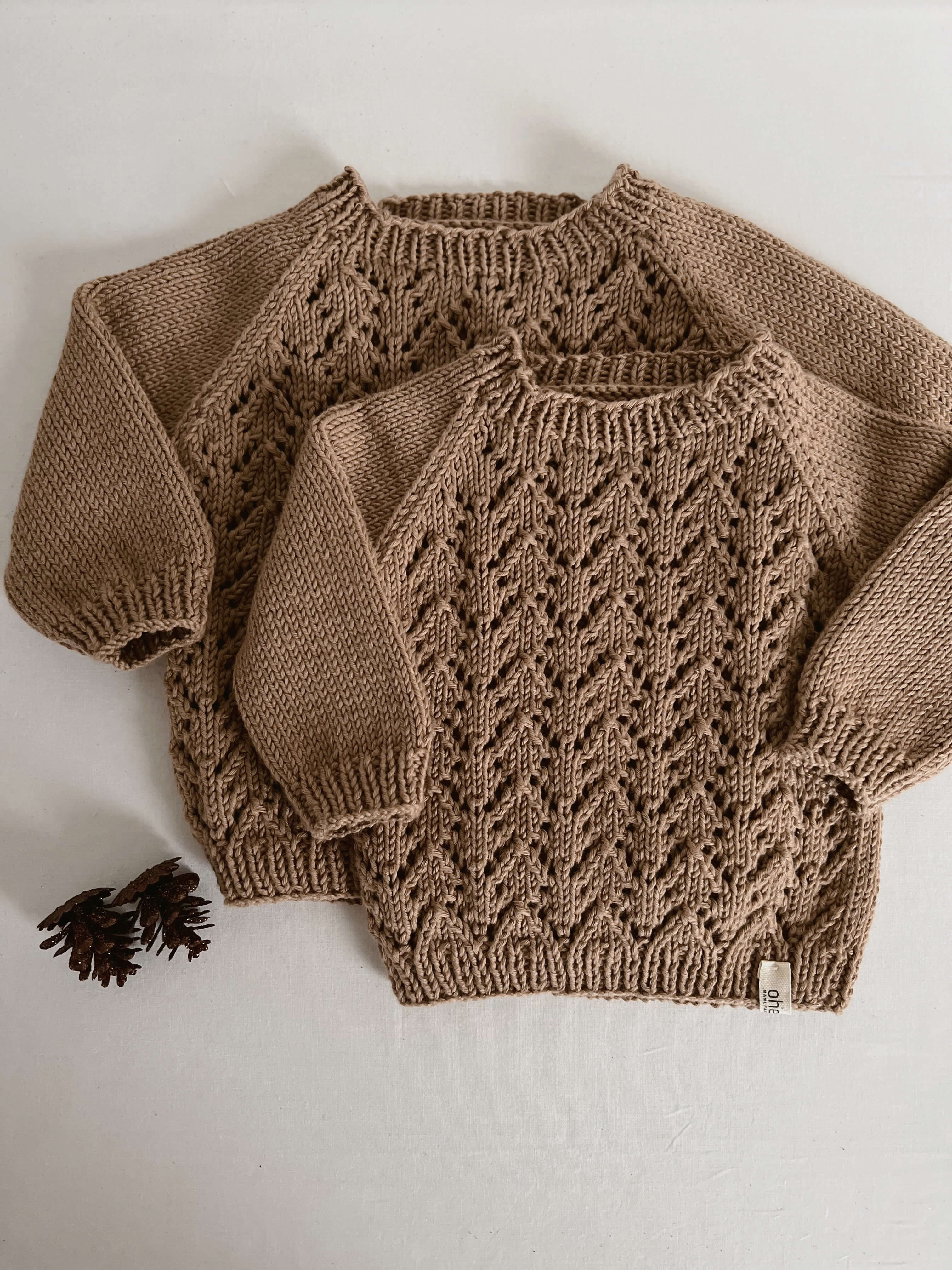knitted sweater "BO"