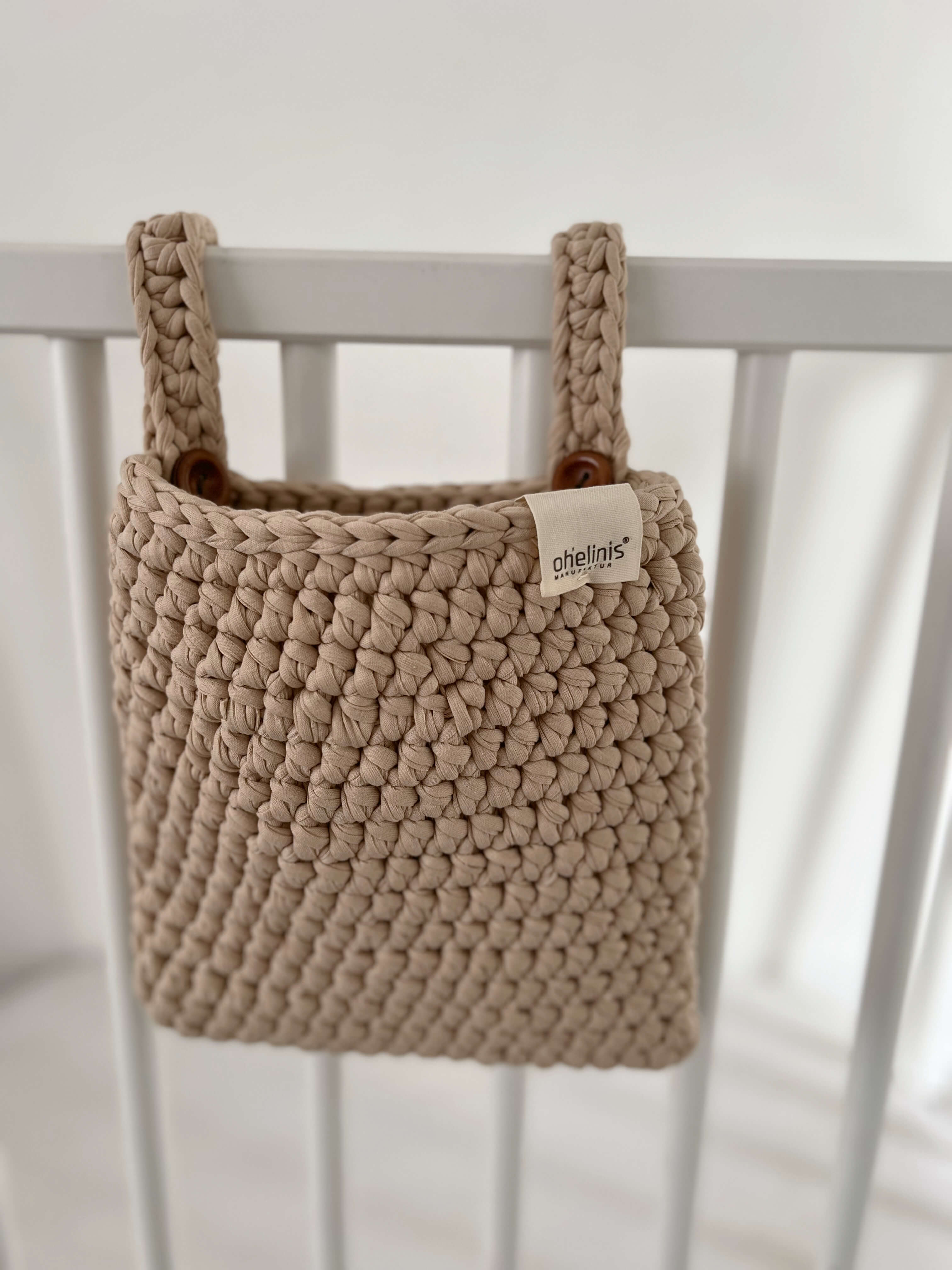XL bed utensil storage basket organizer 