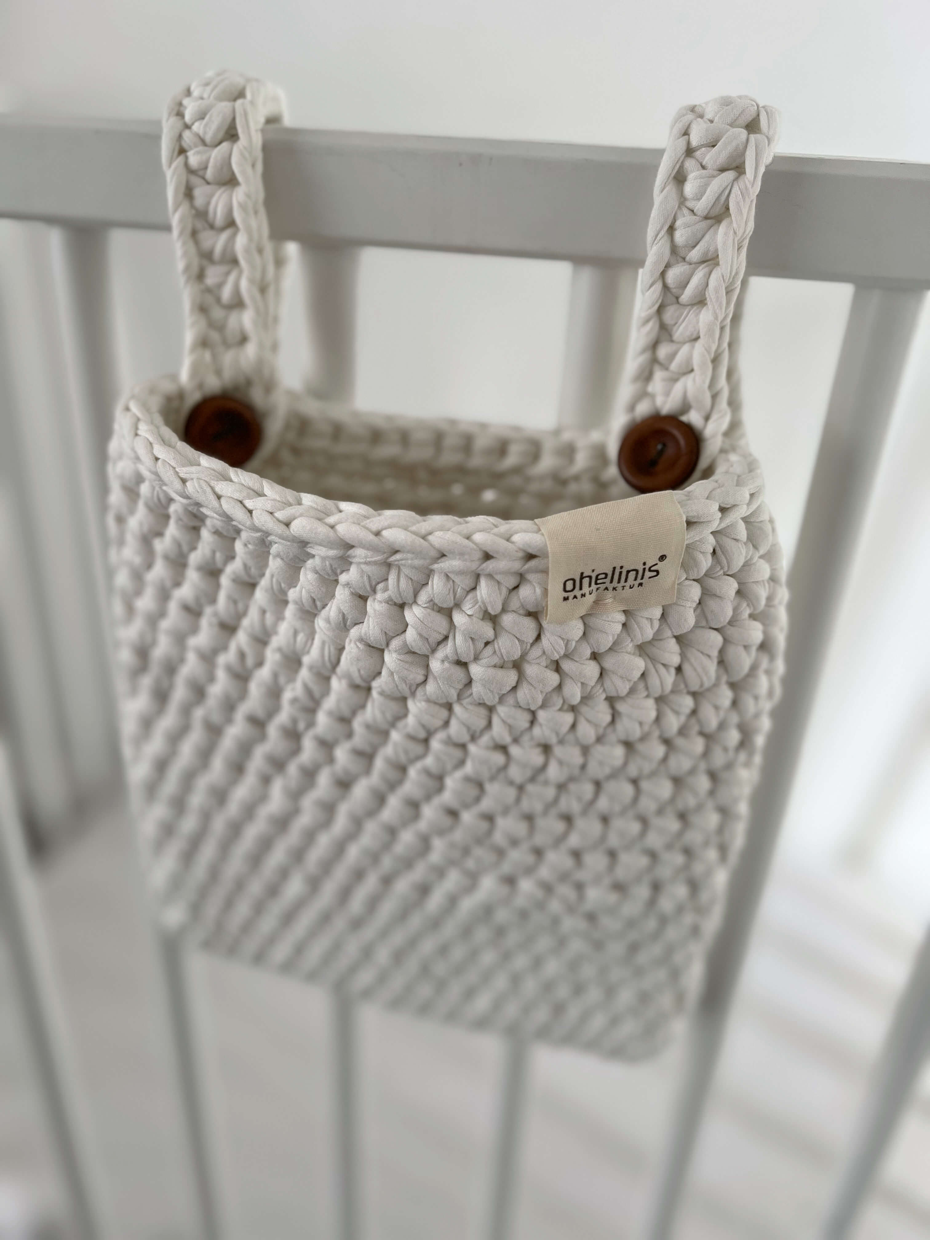 XL bed utensil storage basket organizer 