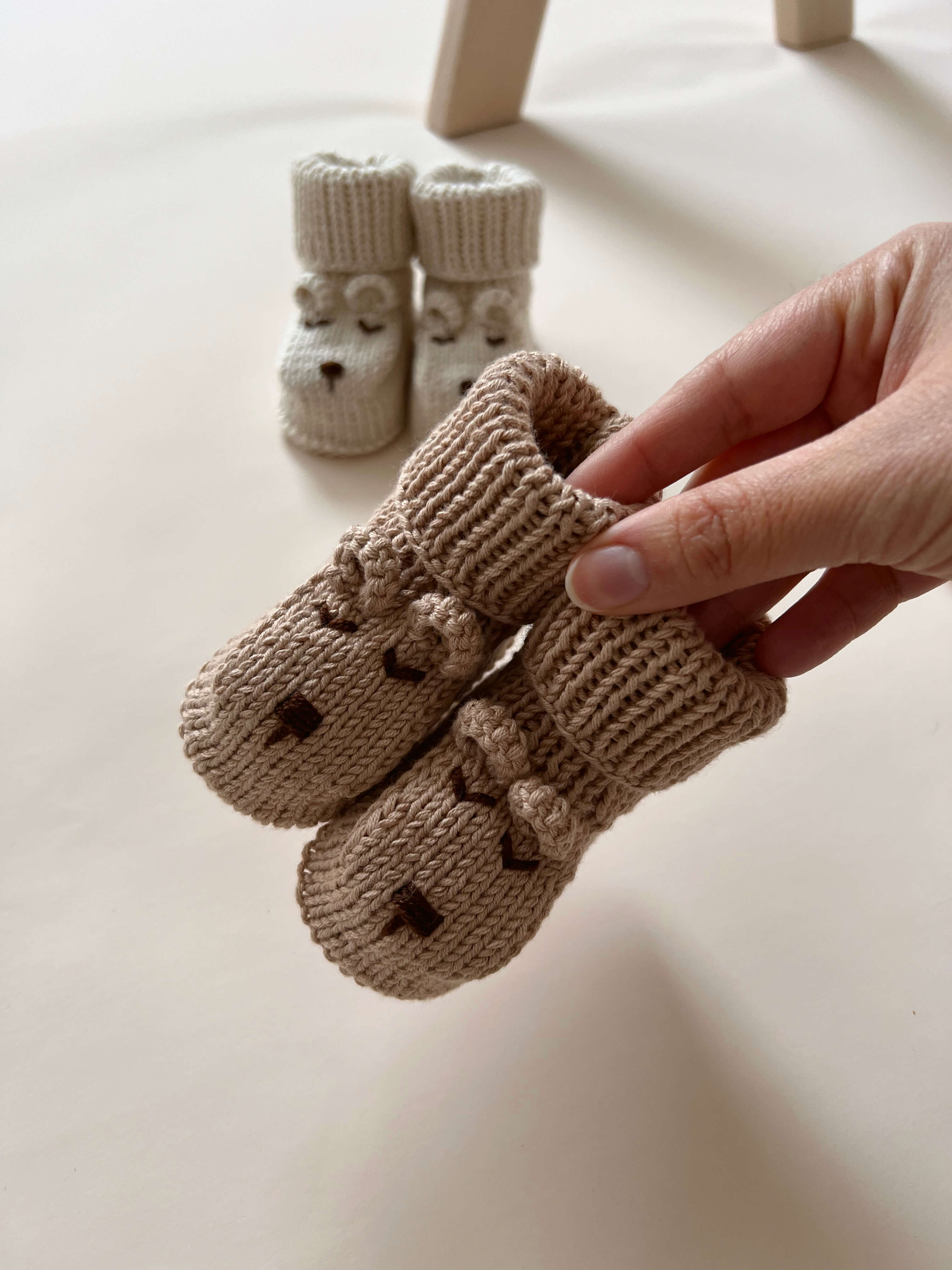 "MIRI" knitshoes made of organic cotton