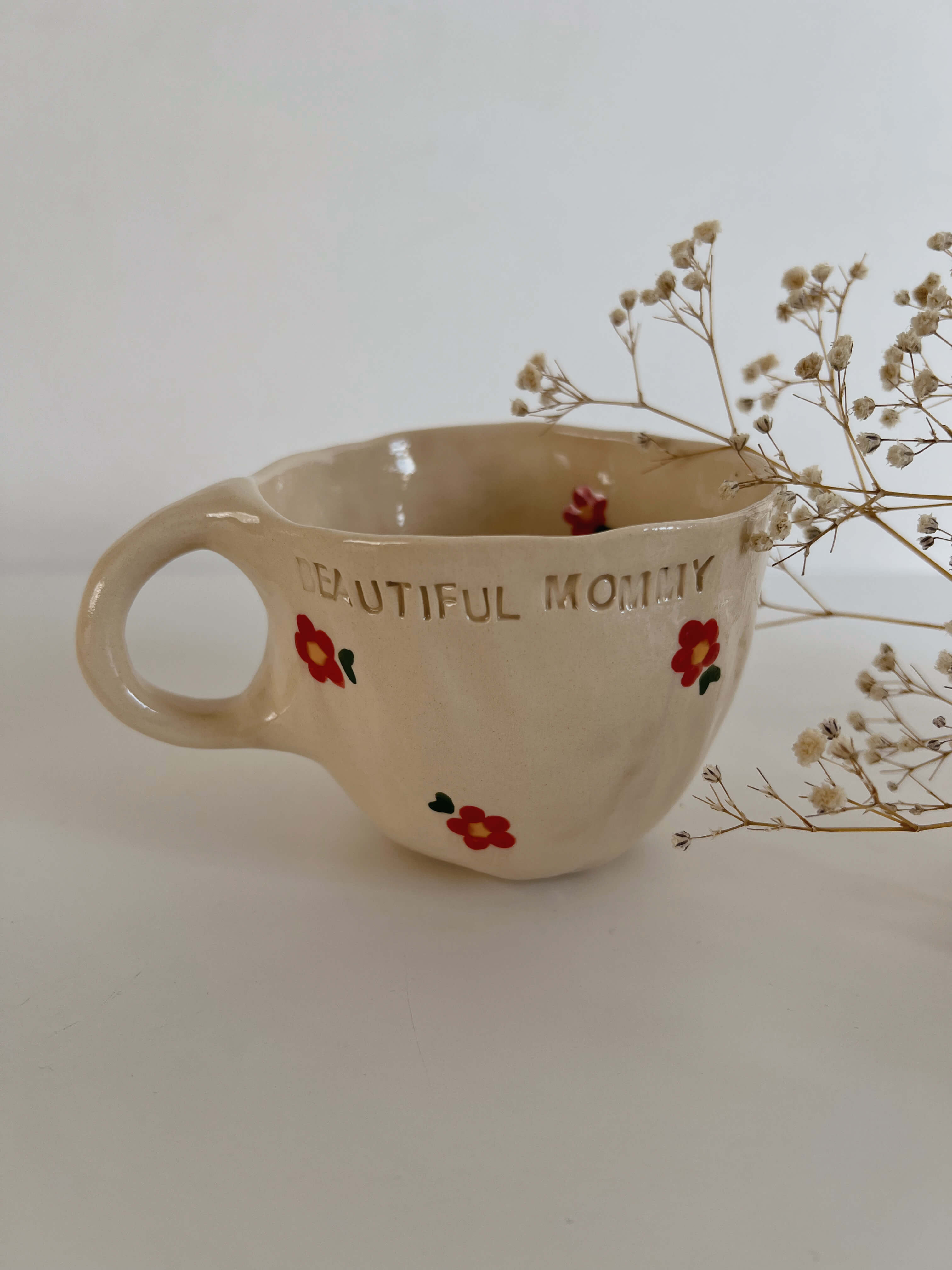 Mum cup "BEAUTIFUL MOMMY - FLOWER"