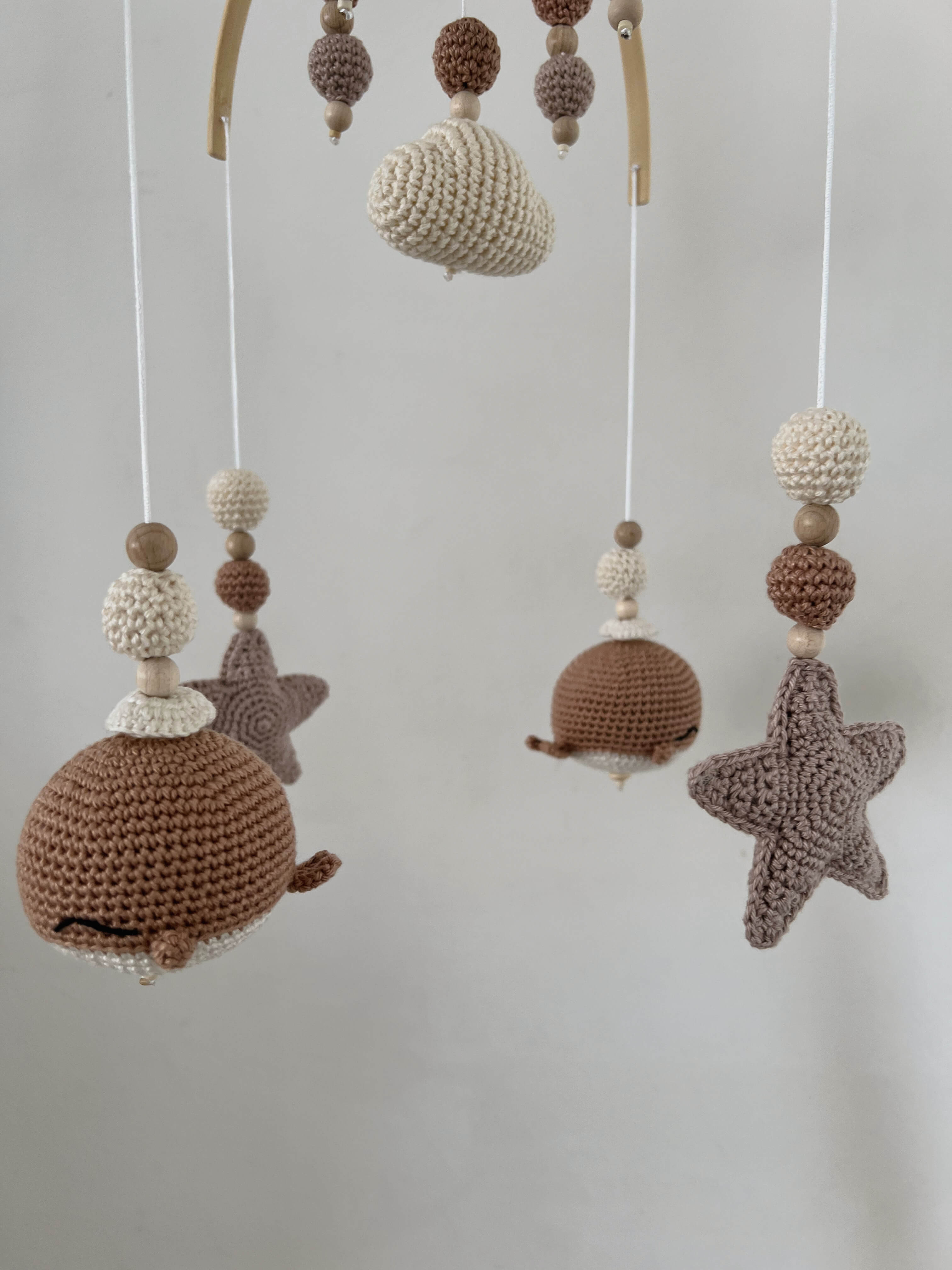 Baby Mobile arch "Whale Nature"